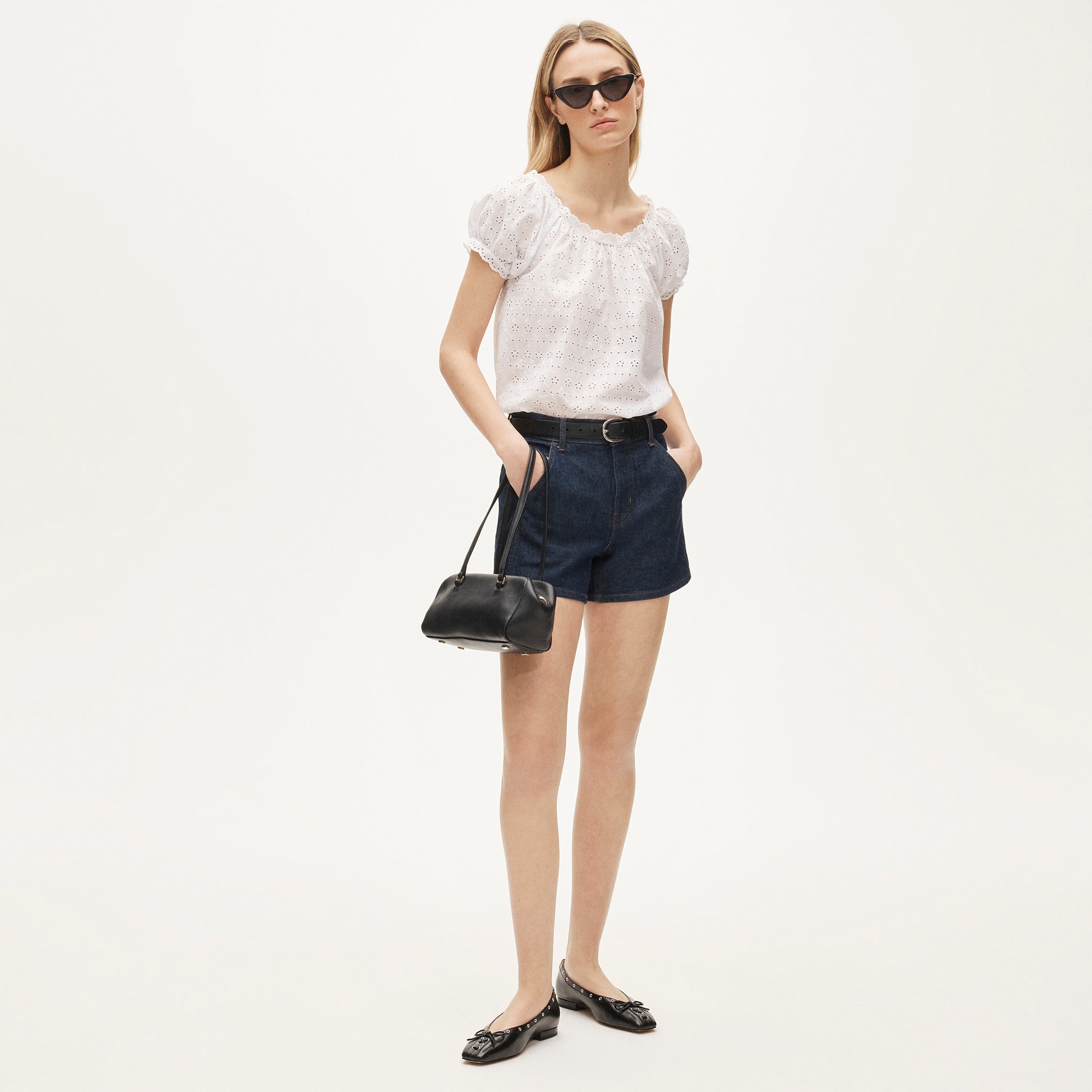 Utility denim short - image 2