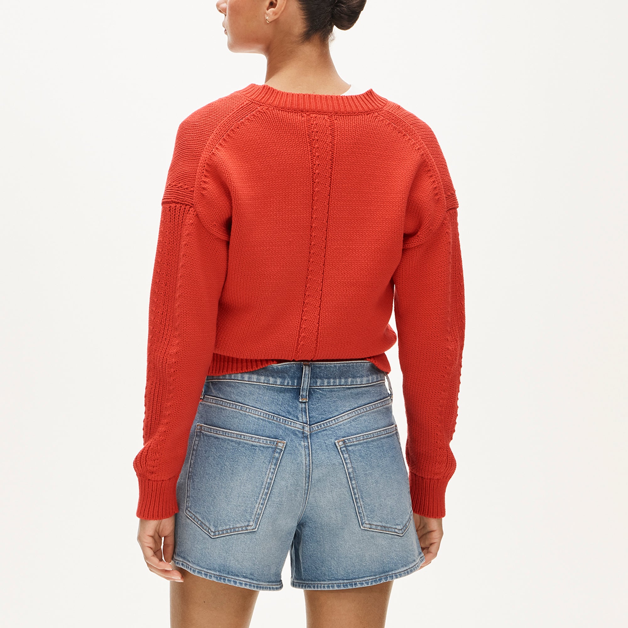 High-rise denim short - image 5