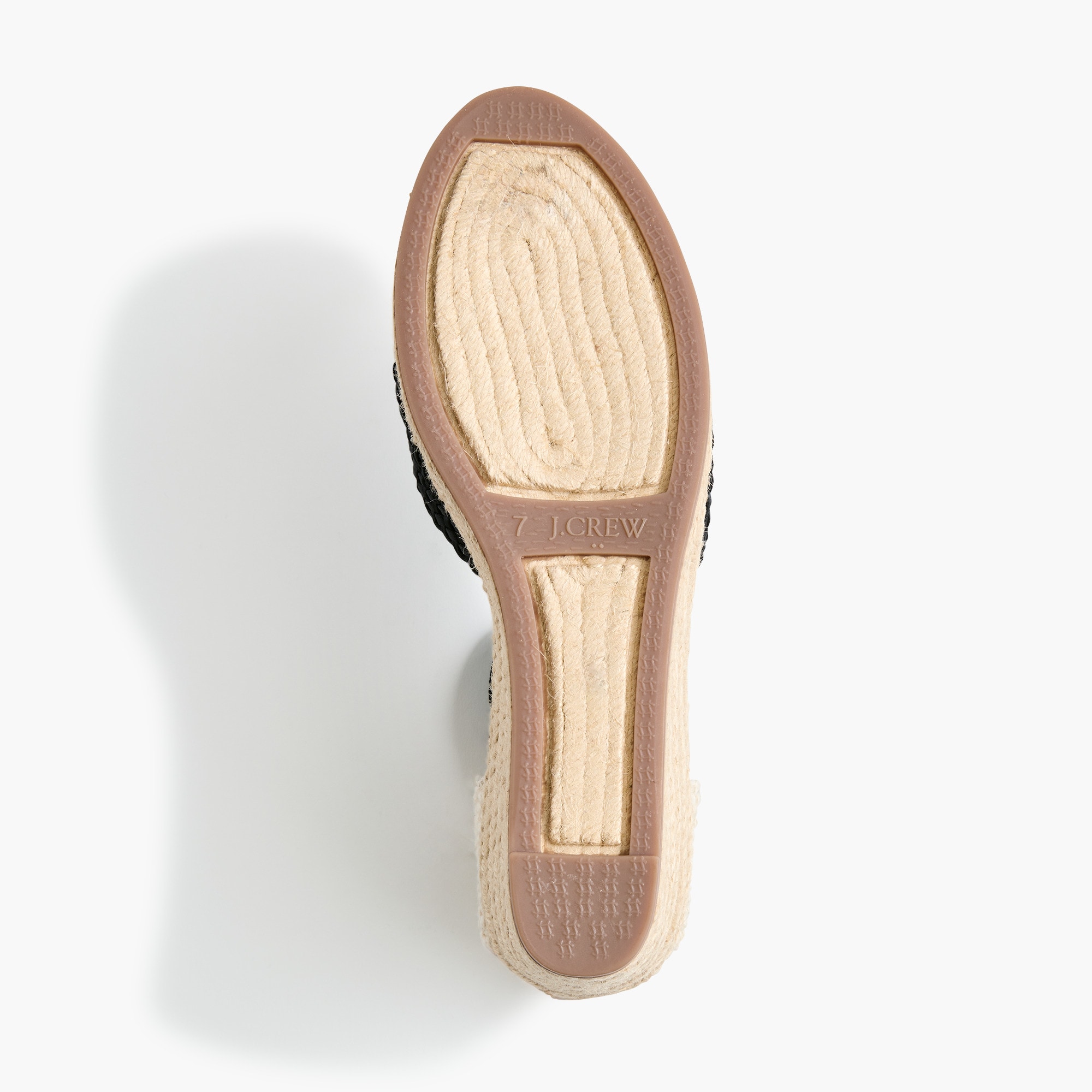 Crochet espadrille wedges