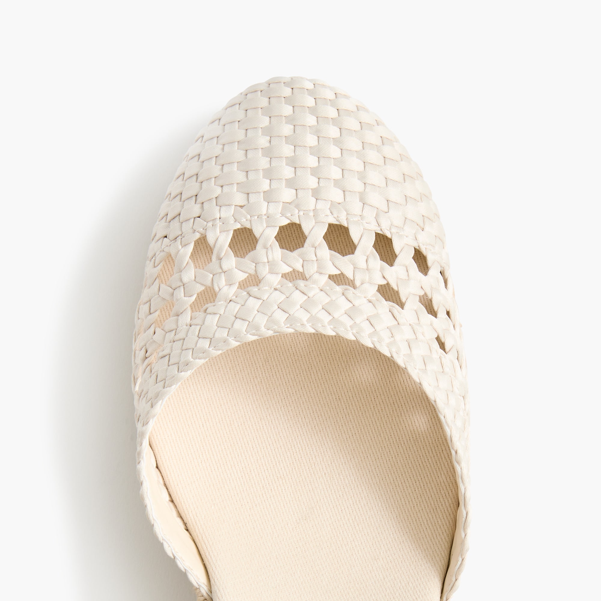 Crochet espadrille wedges