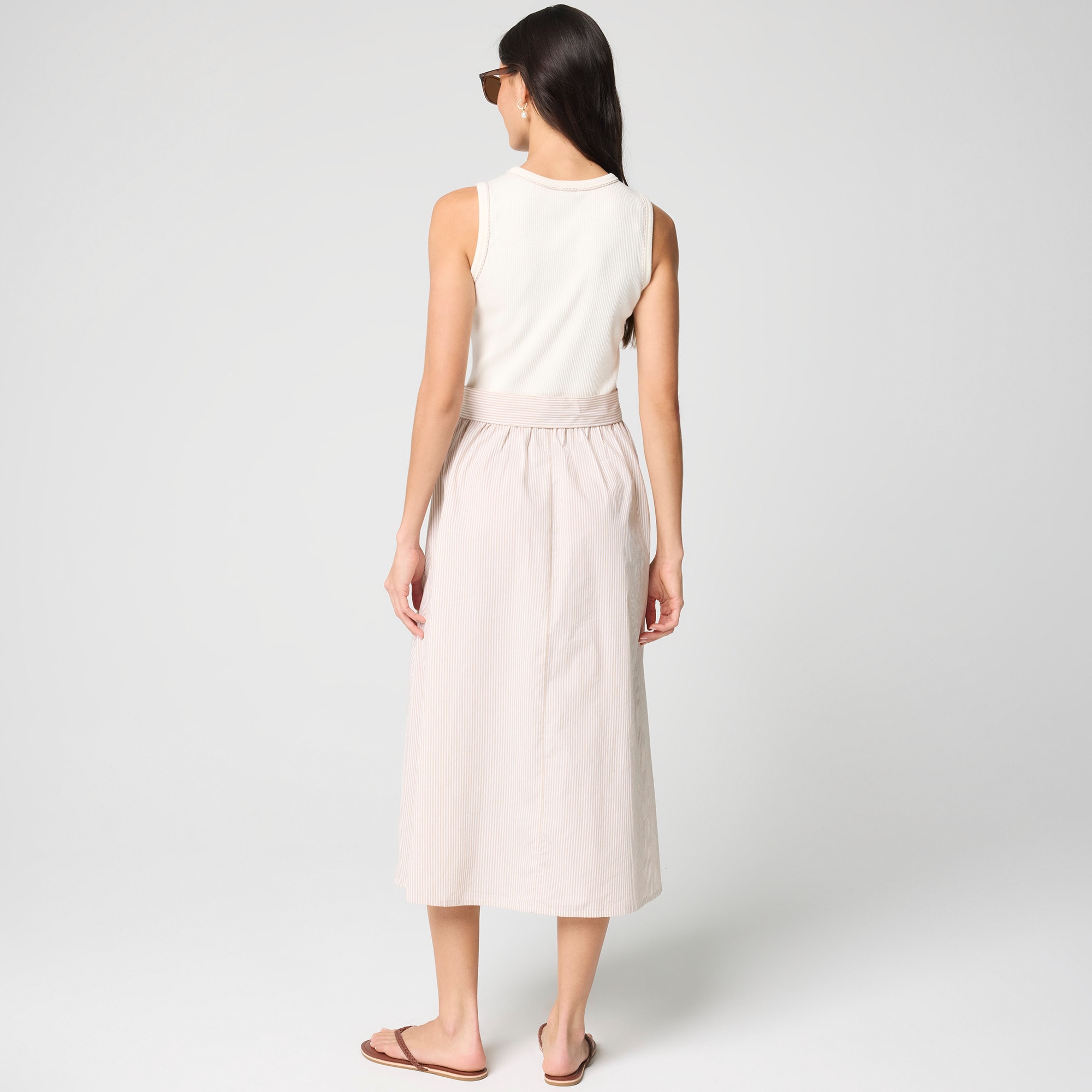 knee length dresses for ladies Jane Satin Lace-Up Midi Formal Dress main image 1
