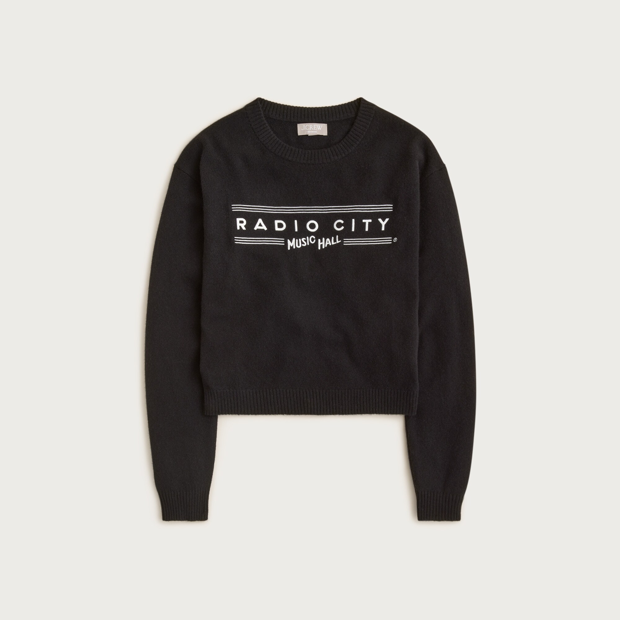 Radio City Music Hall X J.Crew Perfect Cashmere Crewneck Sweater
