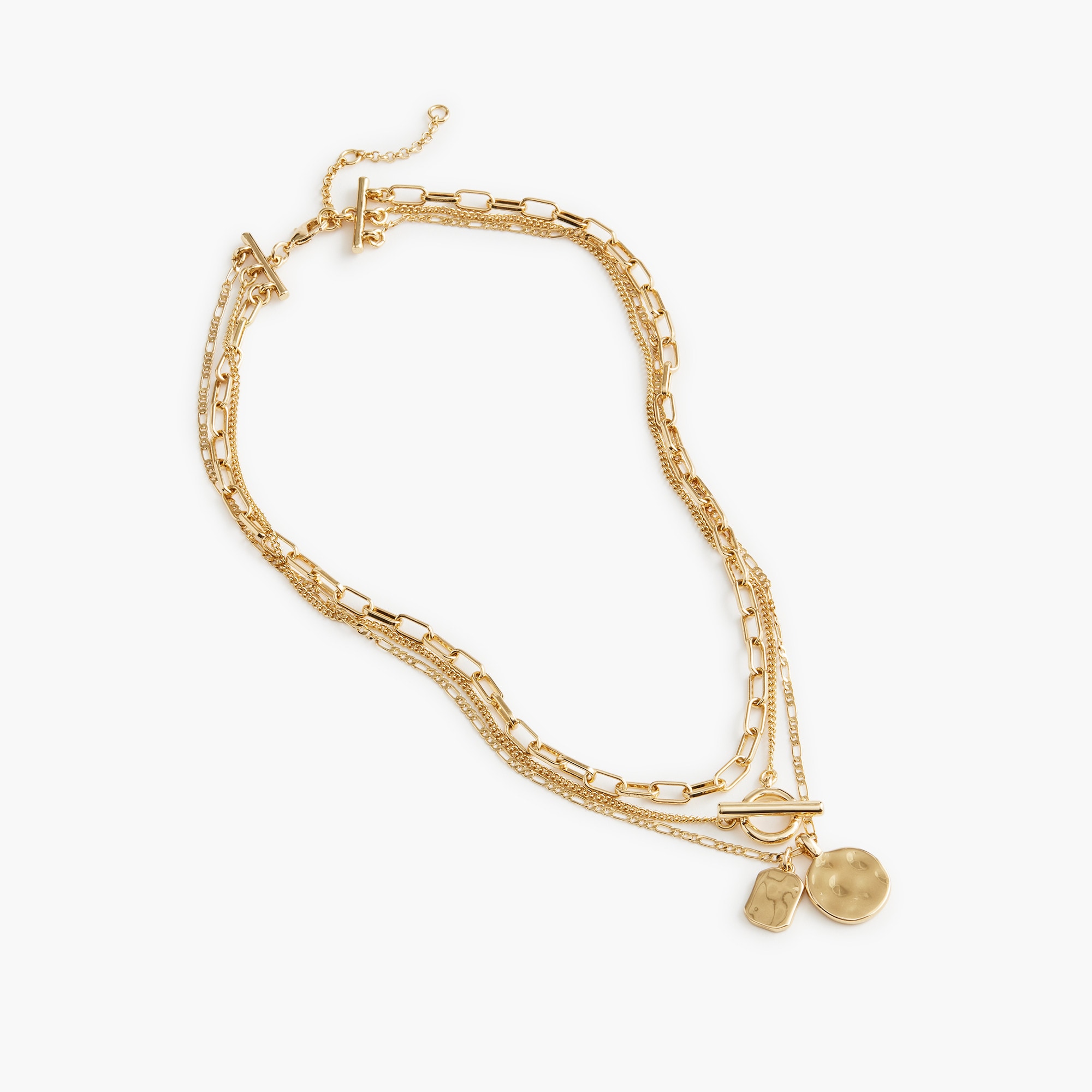 Layered Chain Pendant Necklace For Women | Factory