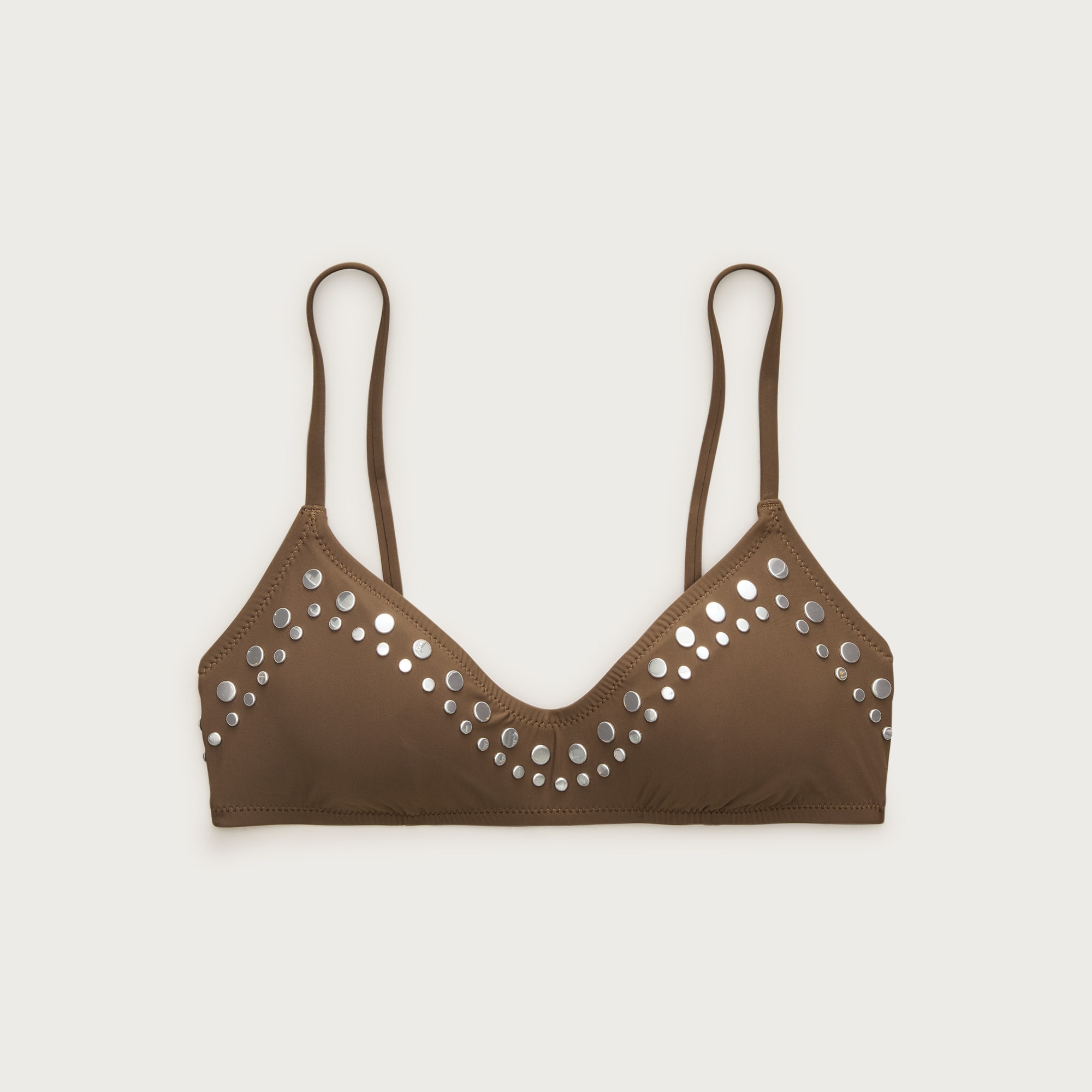 Odessa embellished bikini top