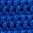 Scallop-trim crochet mini dress SARATOGA BLUE
