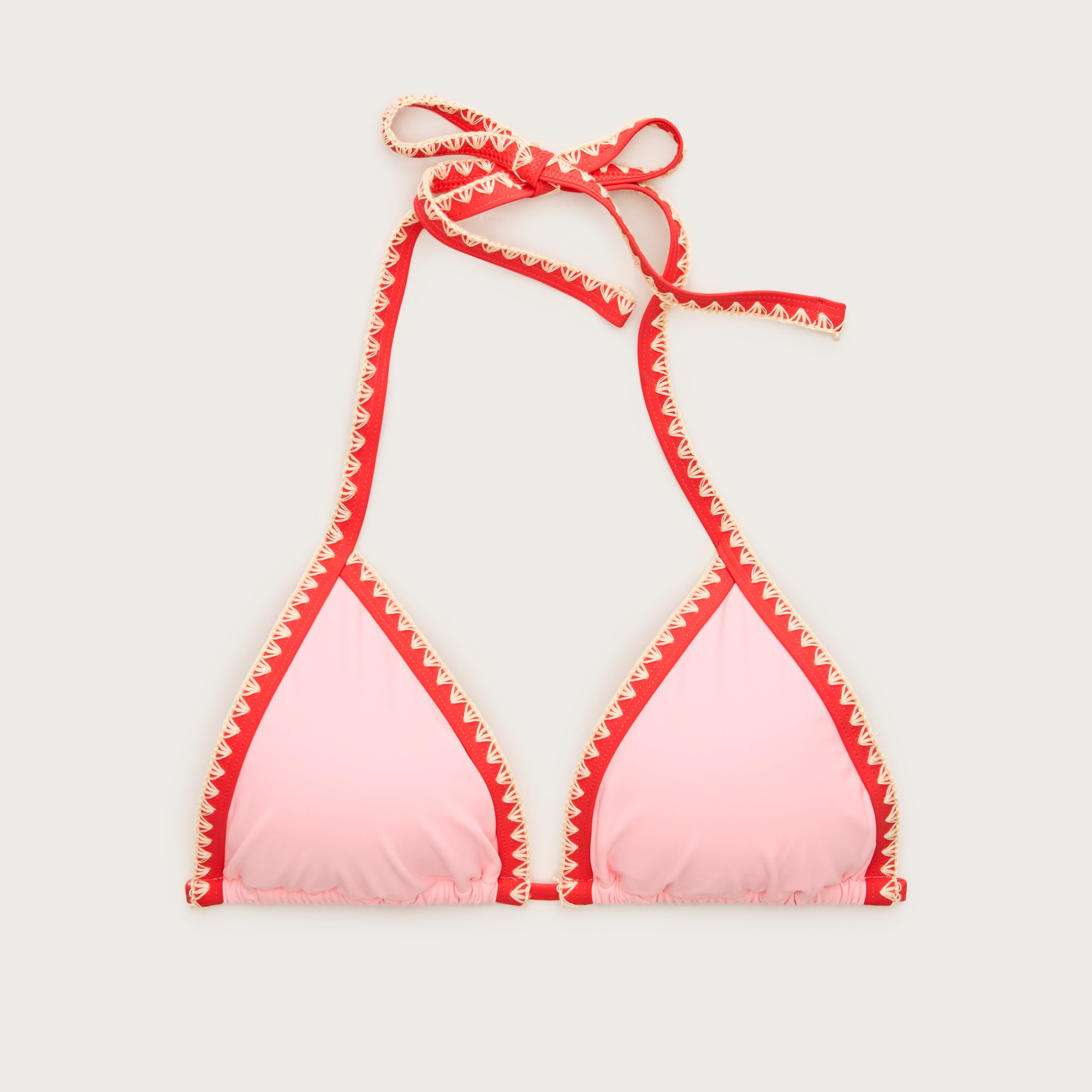 Perfect crochet-trim string bikini top from J.Crew - $79.50
