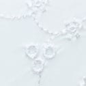 Wave eyelet bikini top White