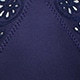 Perfect eyelet string bikini top in Classic Sculpt&trade; Blue