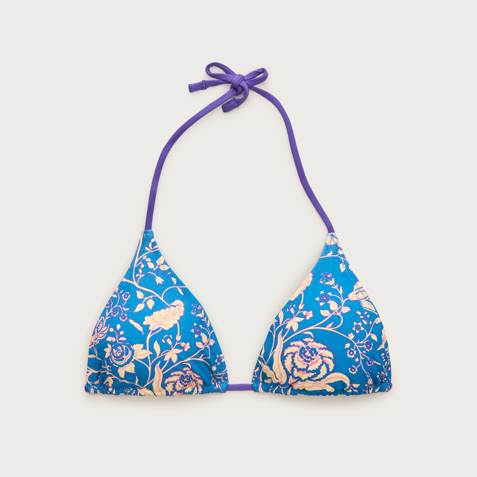 Perfect string bikini top in floral print