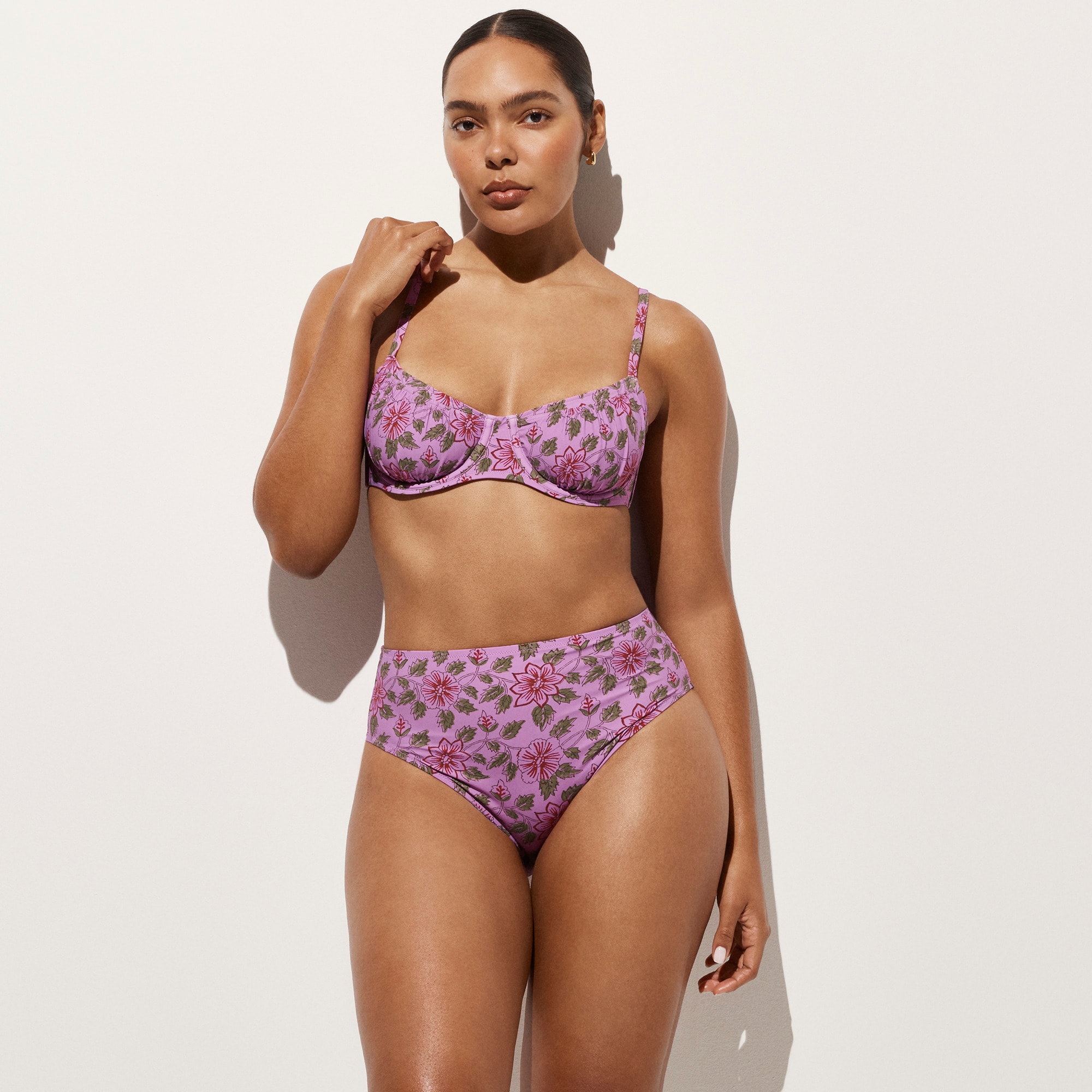 Hallie bikini bottom in iris floral - image 2