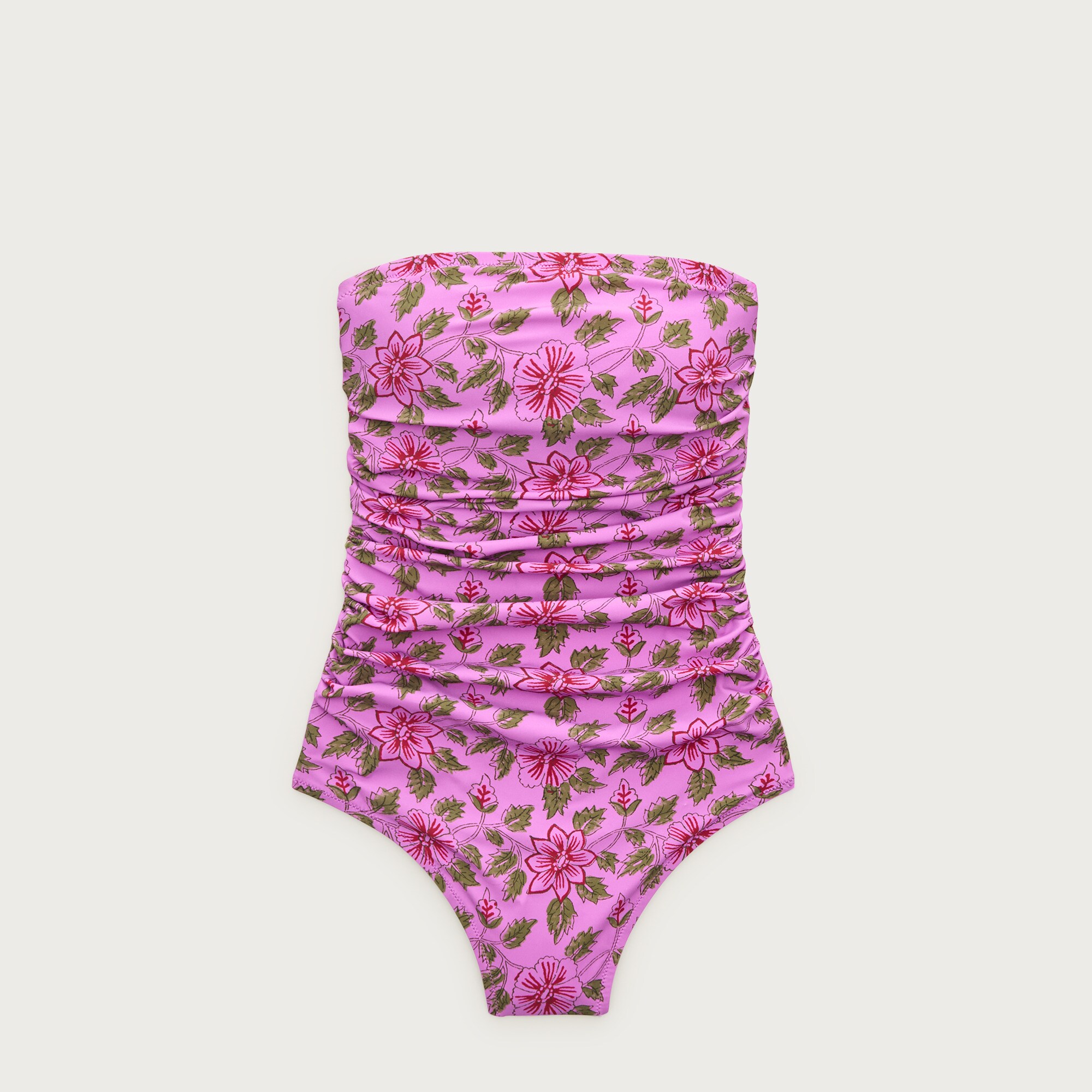 Floral Plunge One-Piece Swimsuit | J.Crew