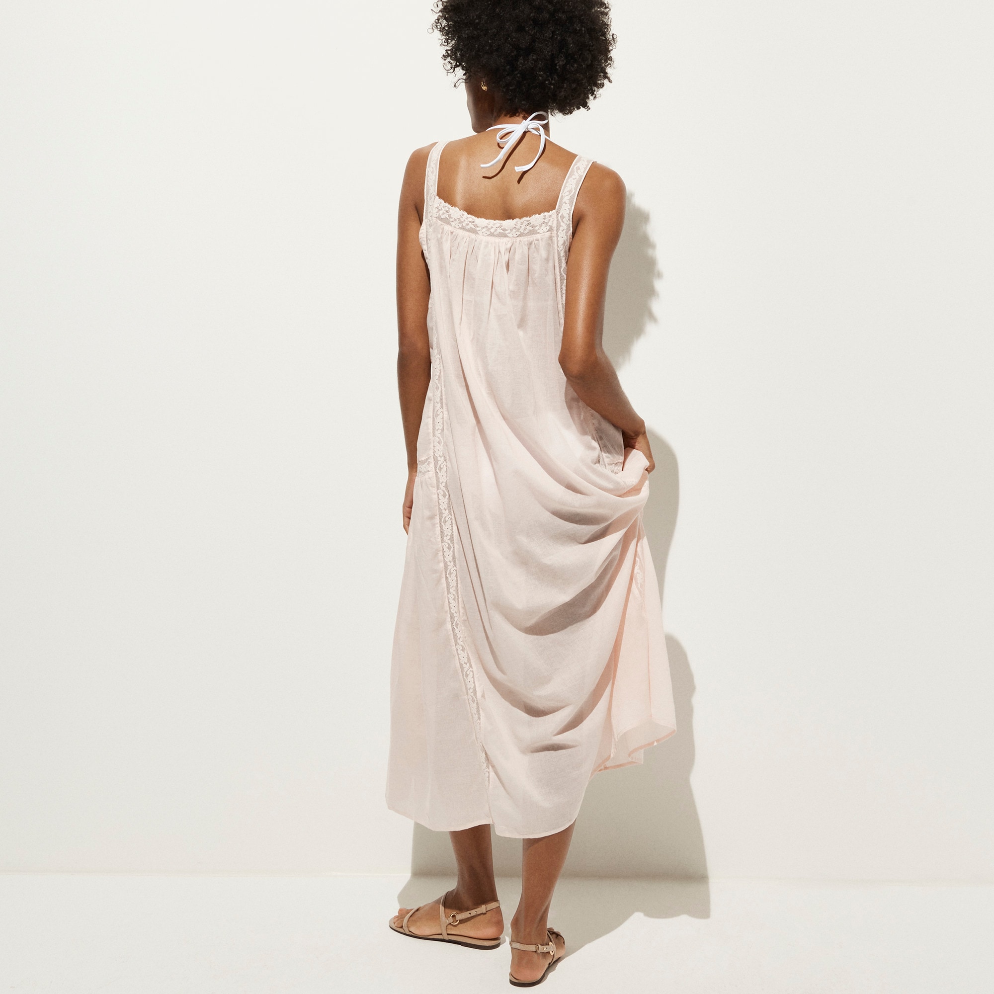 Cotton voile lace-trim sundress - image 4