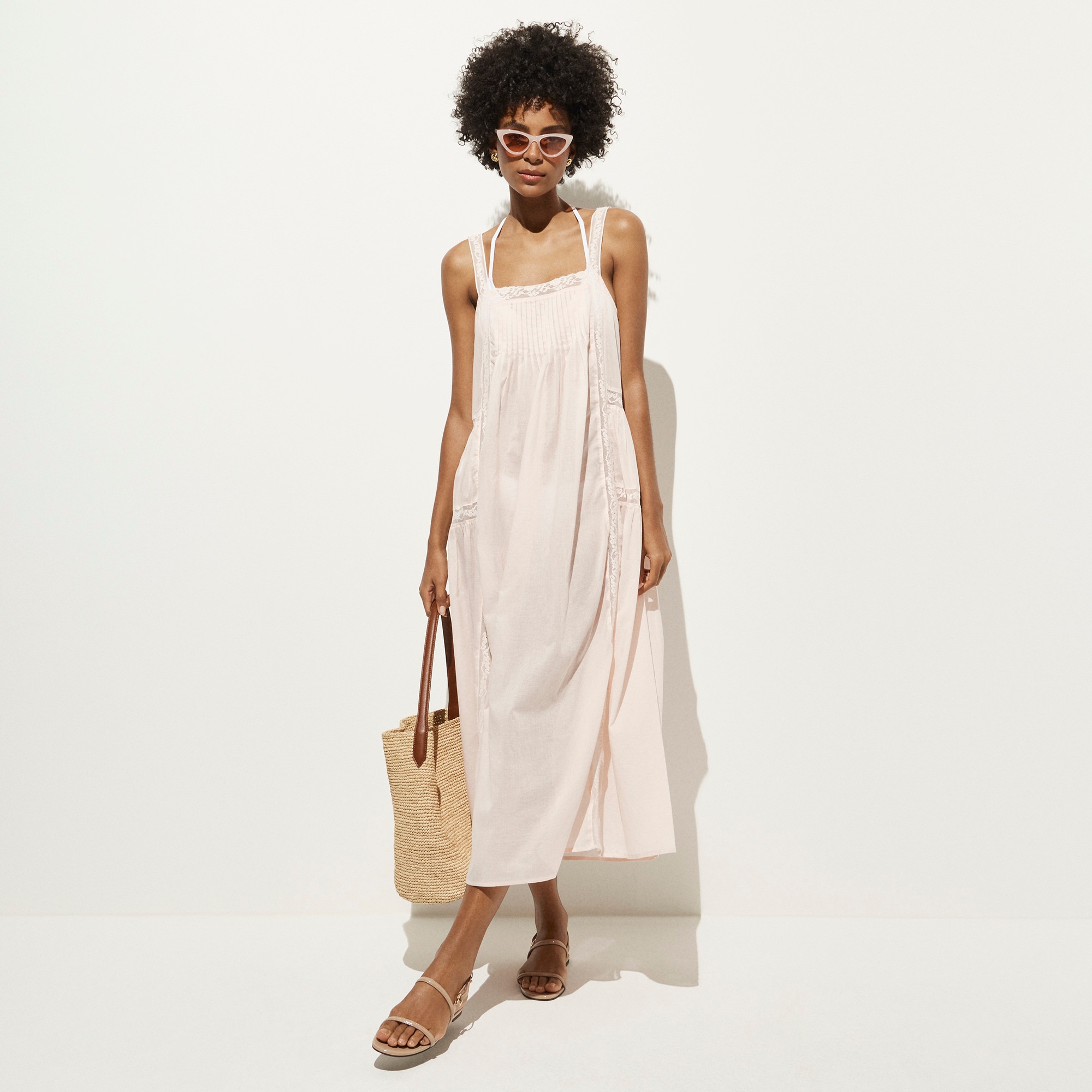 Cotton voile lace-trim sundress - image 2
