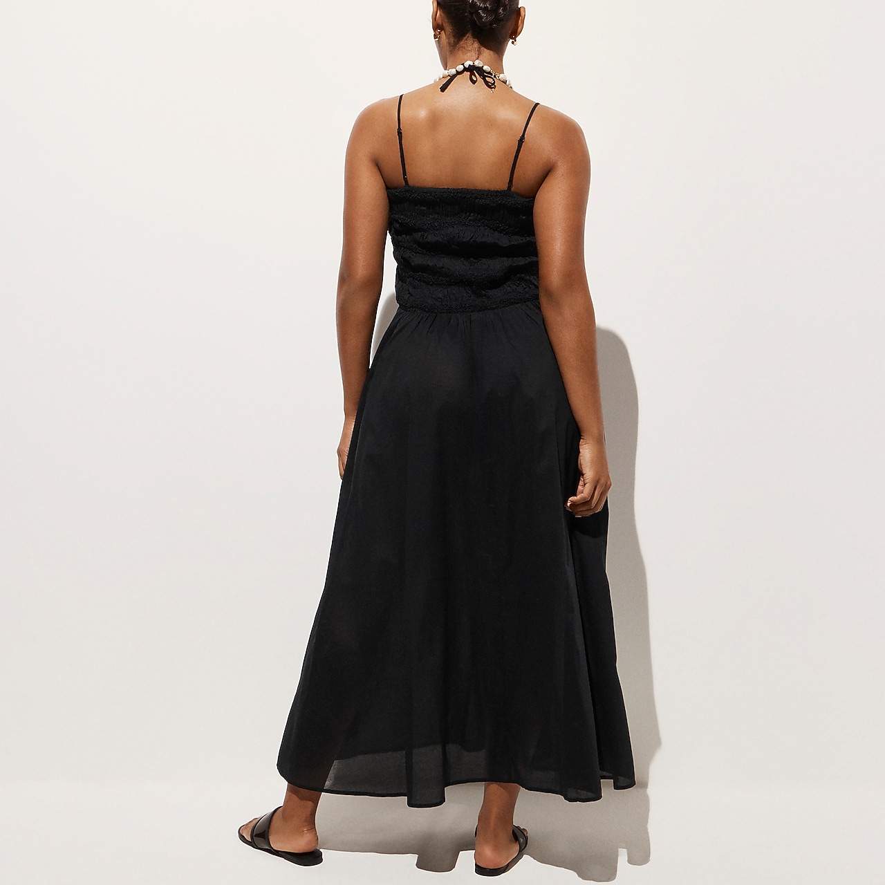 Black Cotton Dresses & Jumpsuits For Women