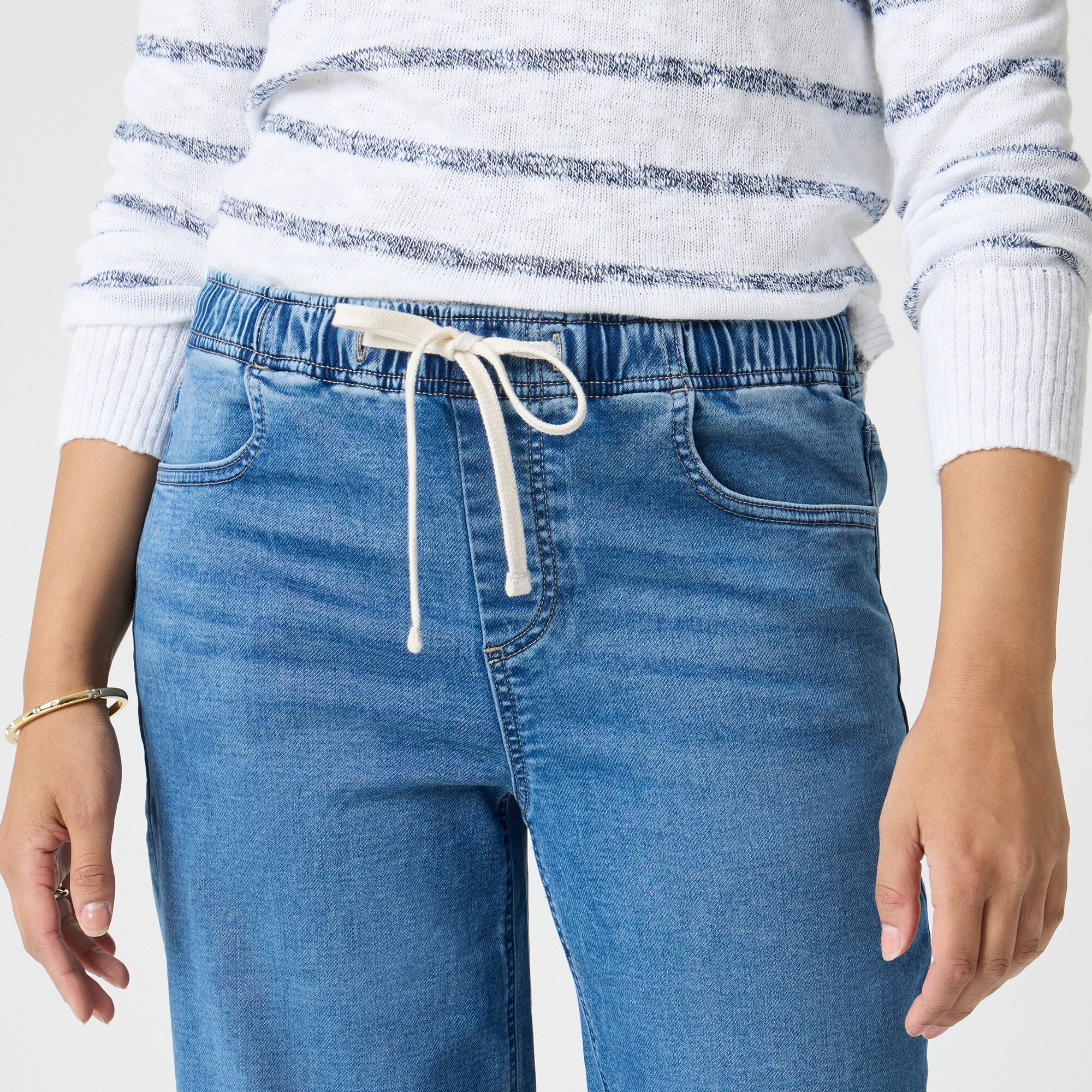 Drawstring jean