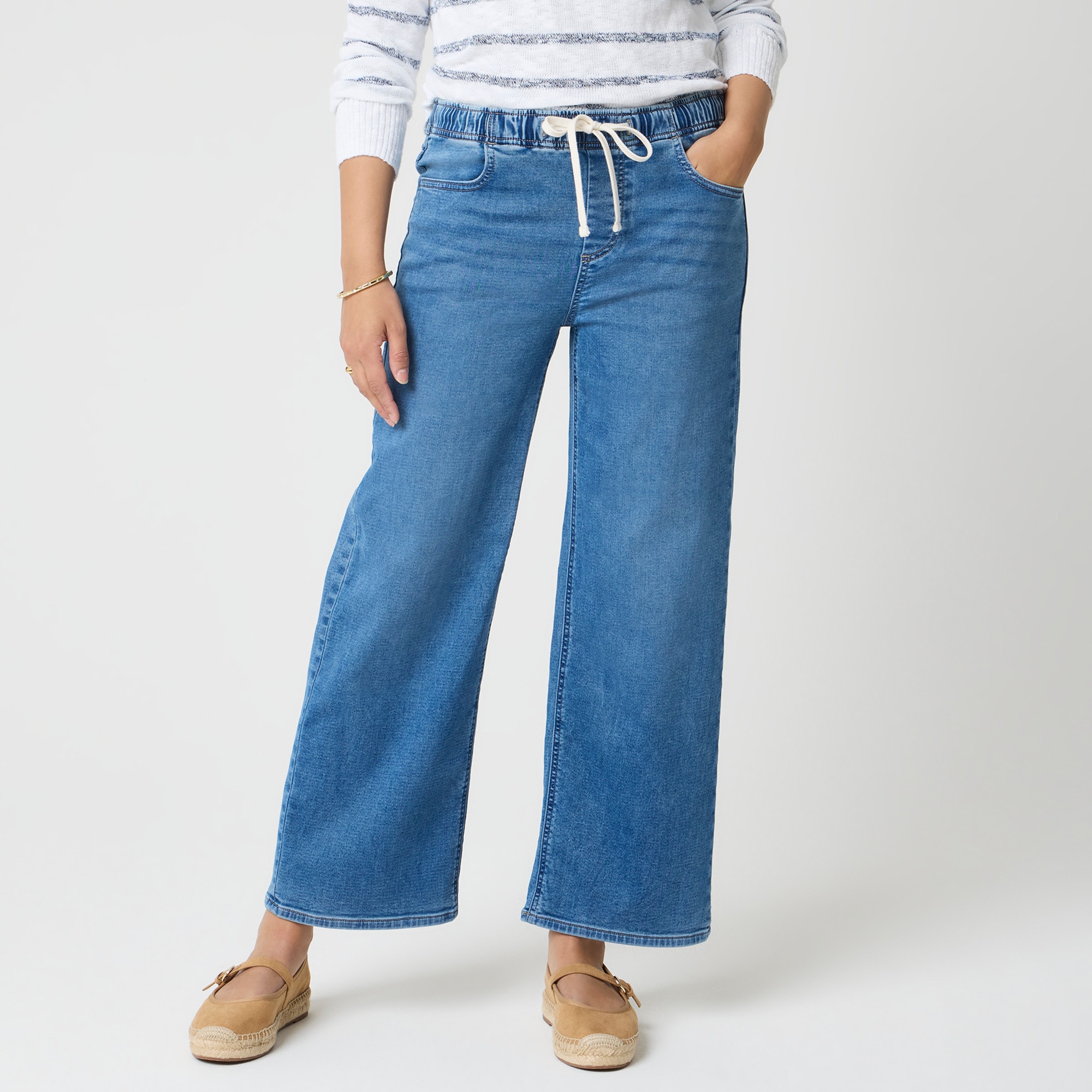 Drawstring jean