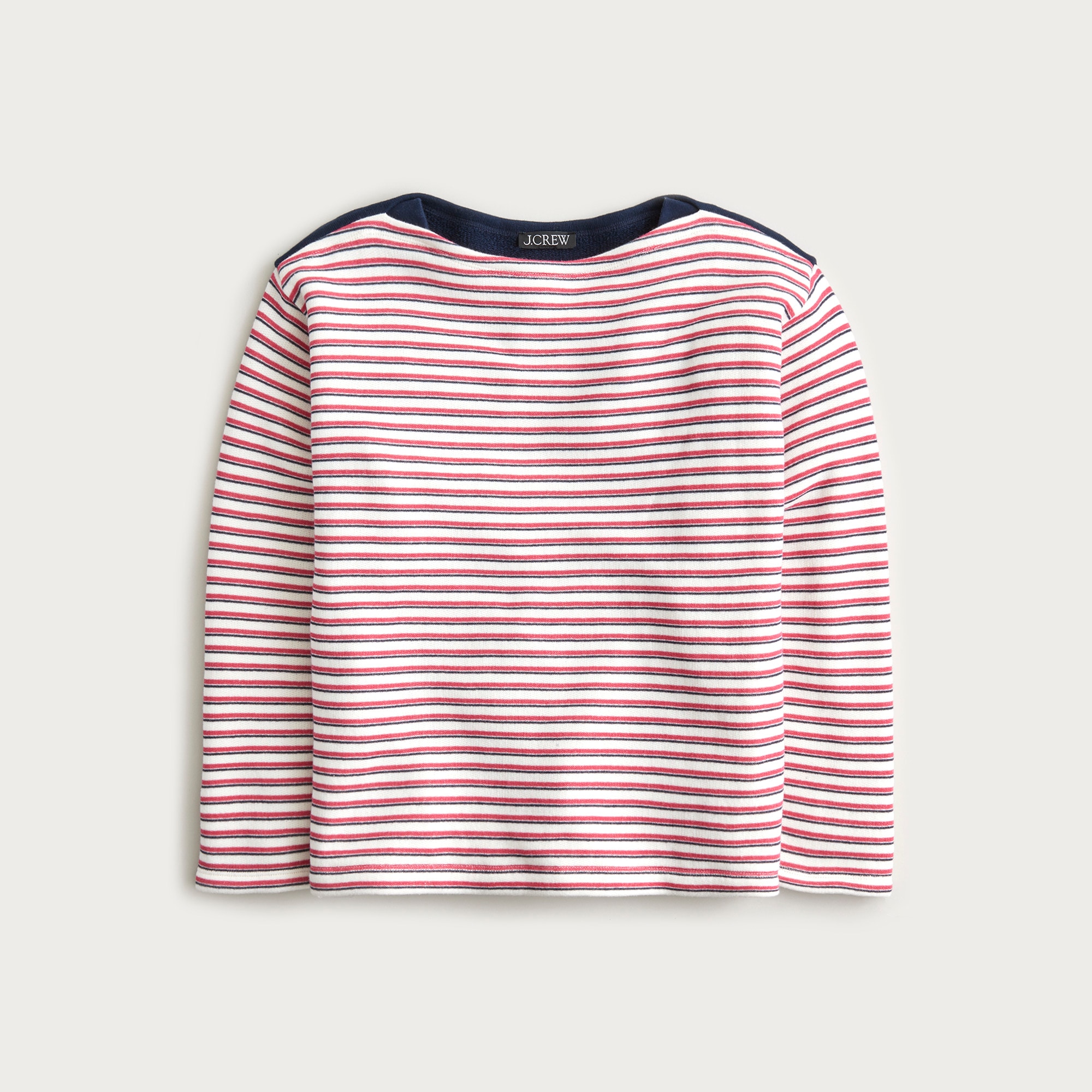 Heritage terry boatneck sweatshirt