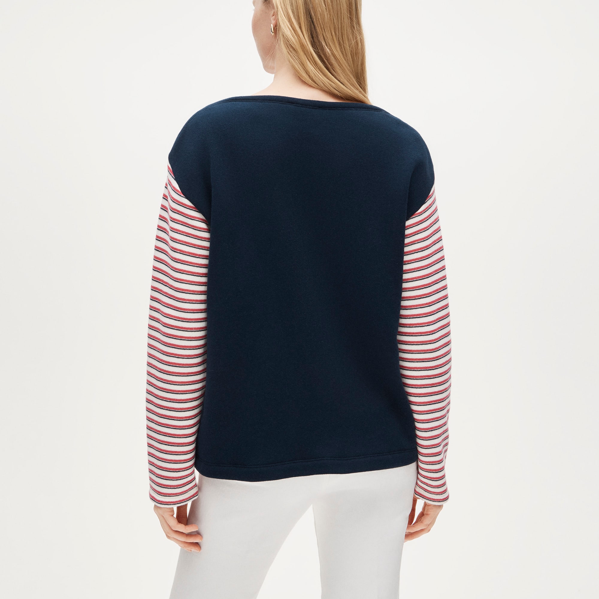 Heritage terry boatneck sweatshirt