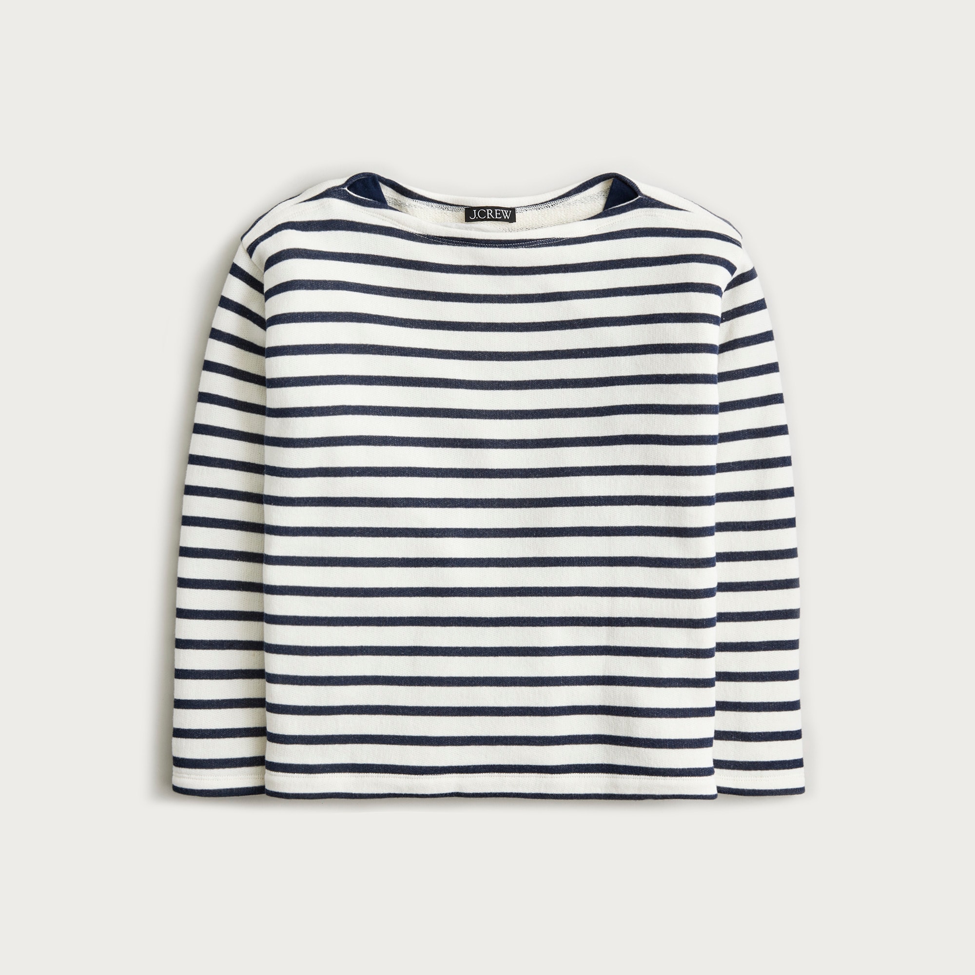 Heritage terry boatneck sweatshirt