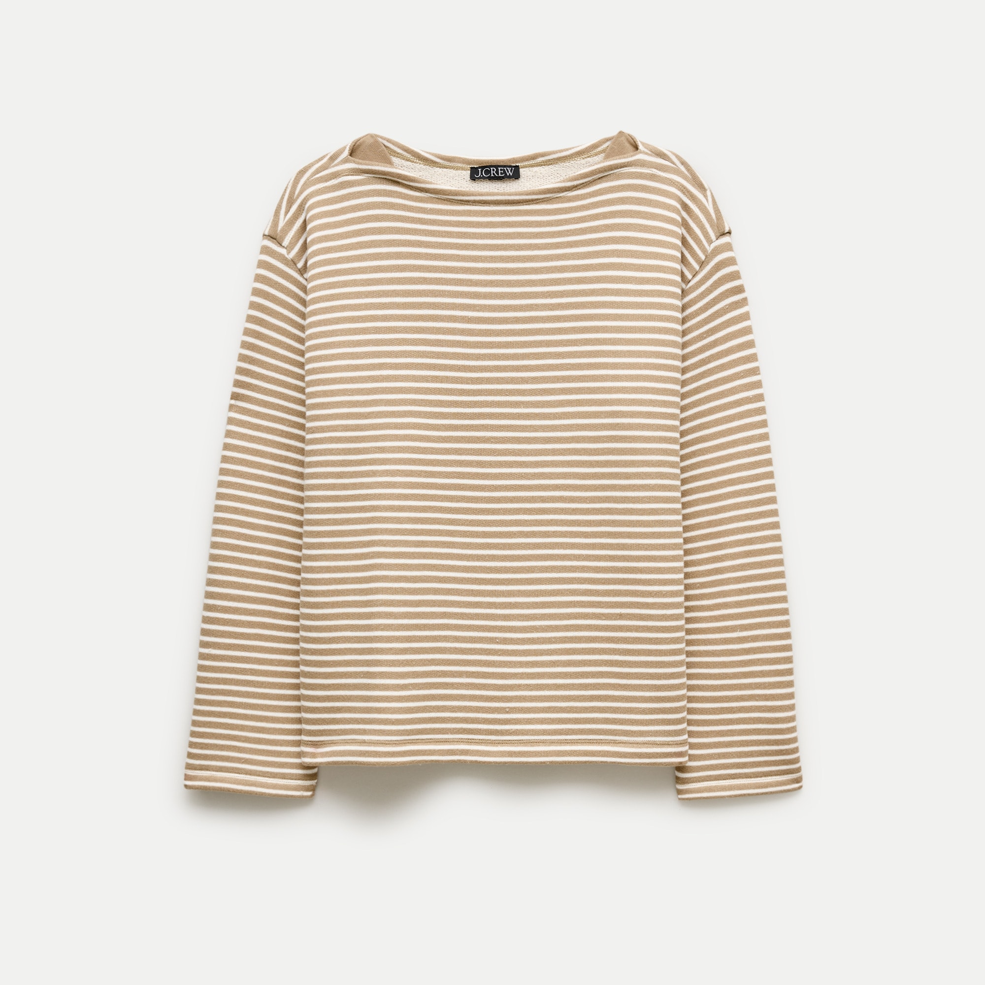 Heritage Terry Boatneck Sweatshirt For Women | J.Crew
