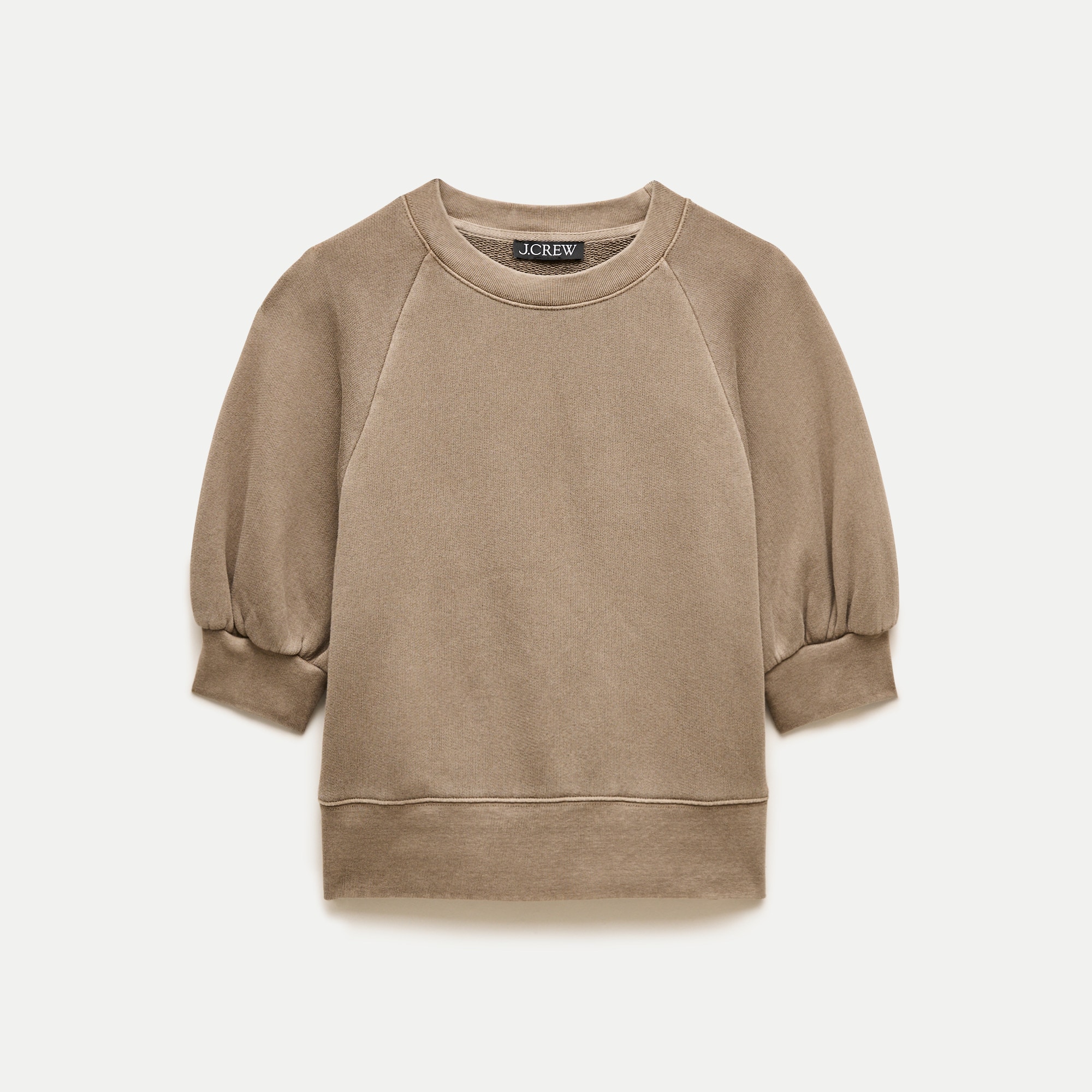 Heritage terry puff-sleeve sweatshirt