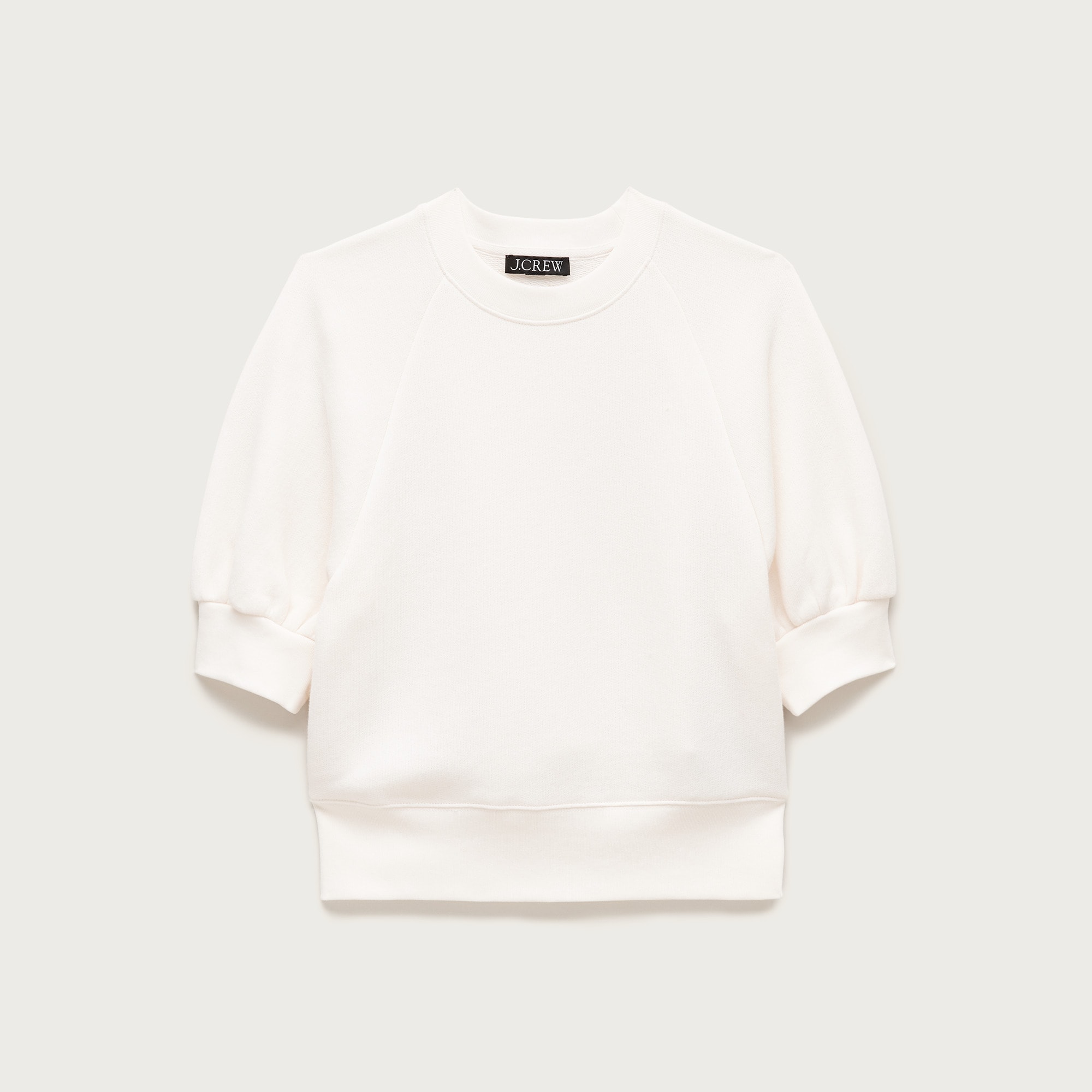 Heritage terry puff-sleeve sweatshirt
