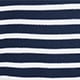 Heritage terry puff-sleeve sweatshirt ANDI STRIPE NAVY IVORY