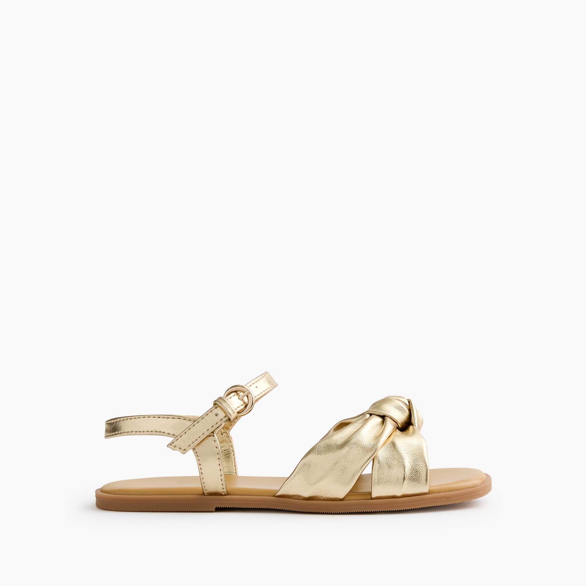 Girls' knotted sandals