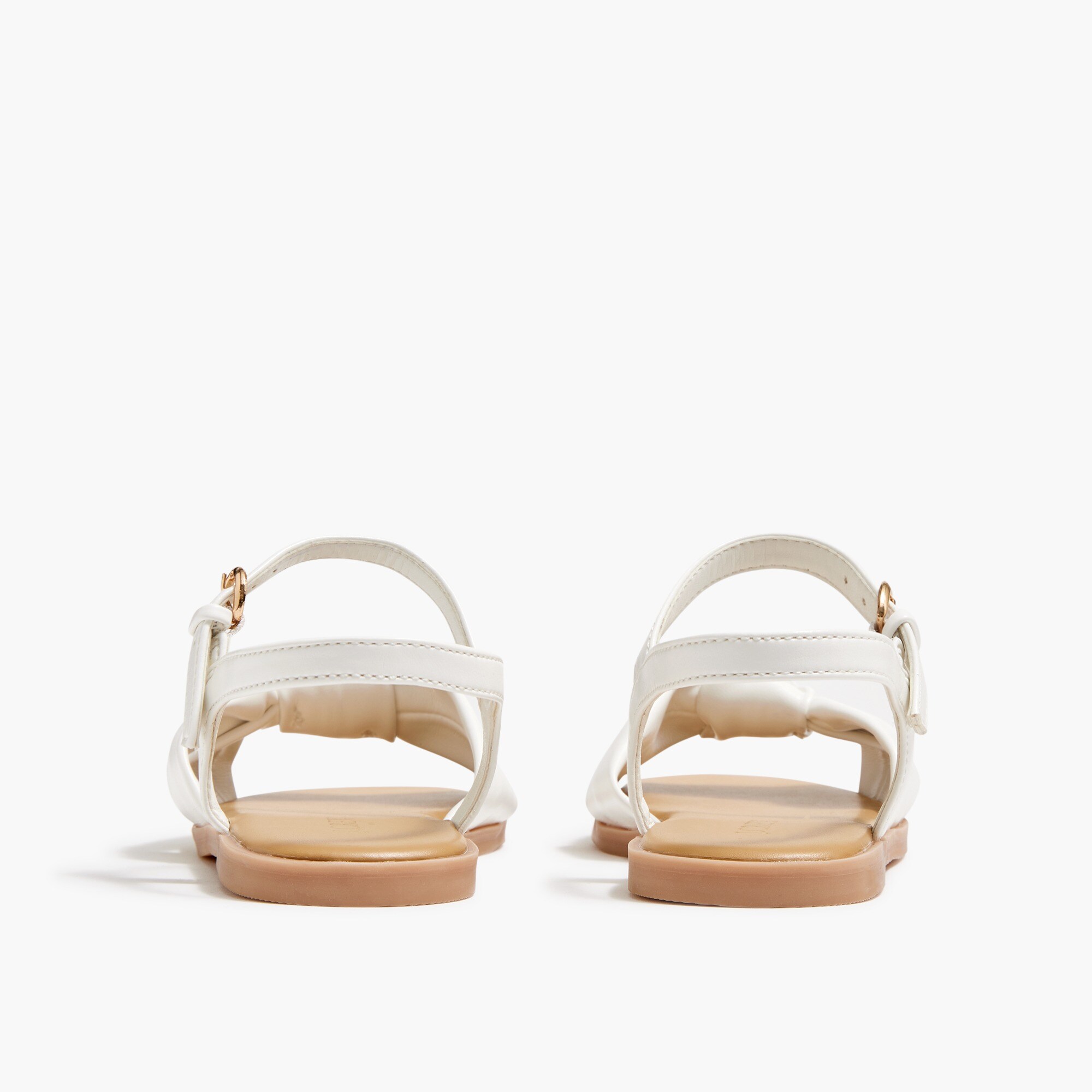 Girls' knotted sandals