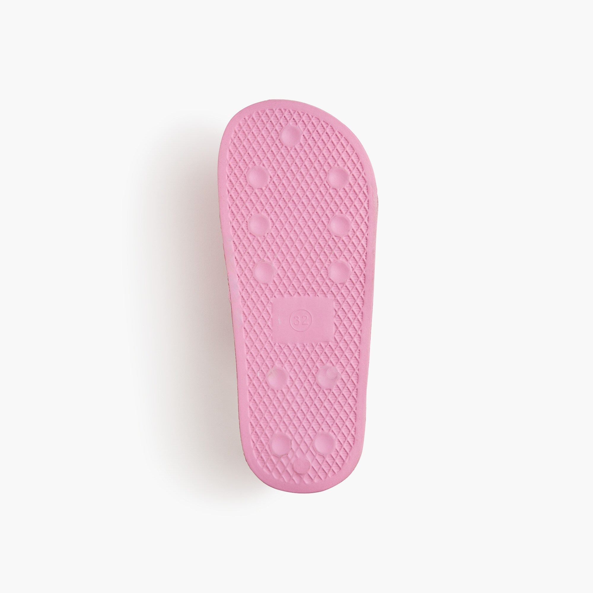 Girls' eyelet slide sandals