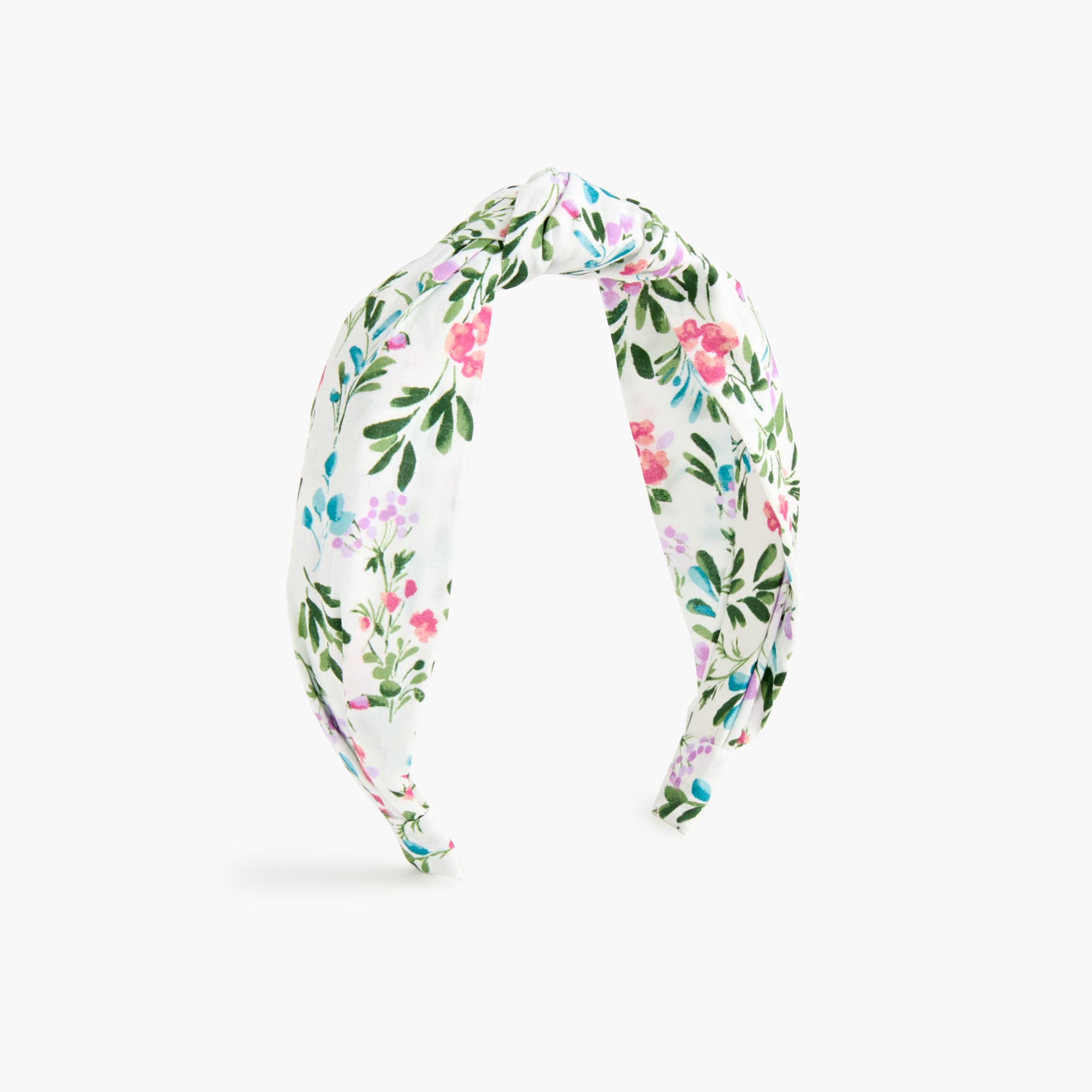 girls' floral knotted headband for girls