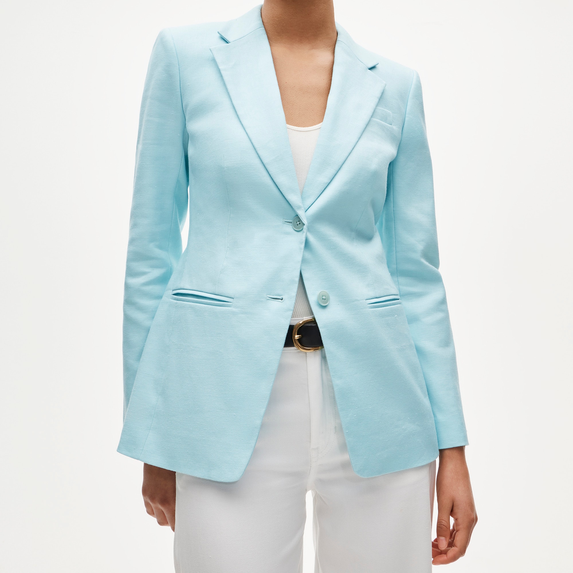 Margeaux blazer in stretch linen blend