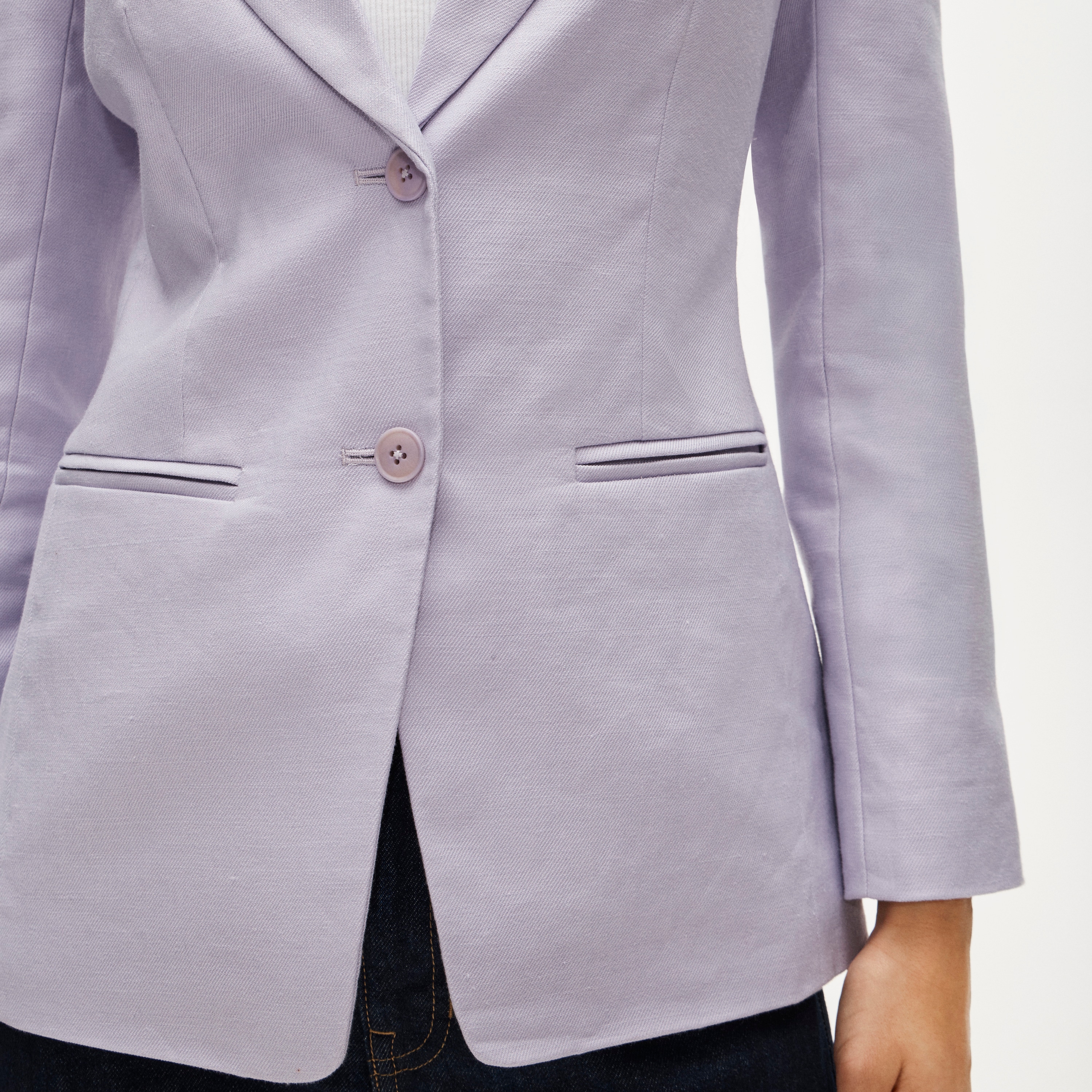 Margeaux blazer in stretch linen blend - image 4