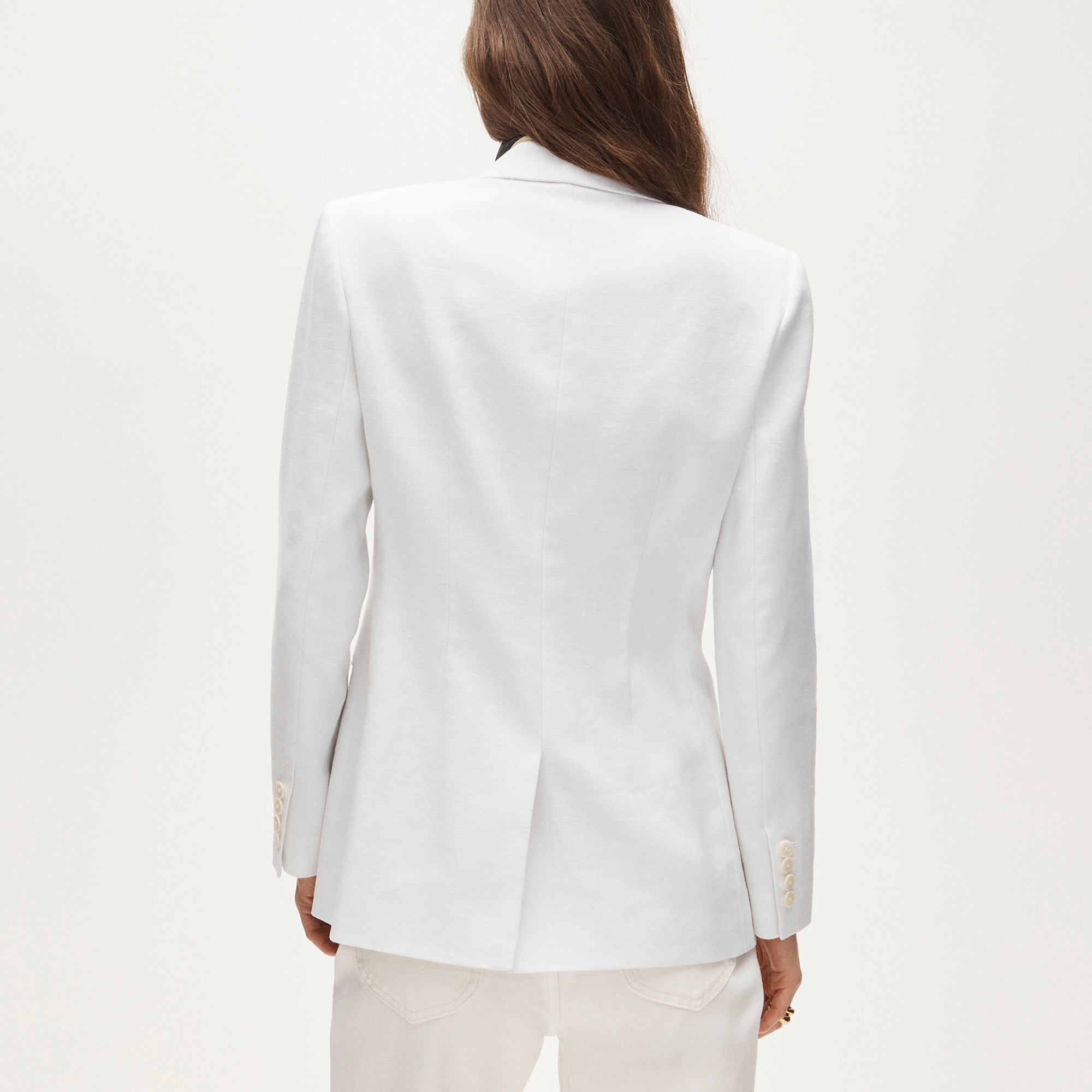 Margeaux blazer in stretch linen blend