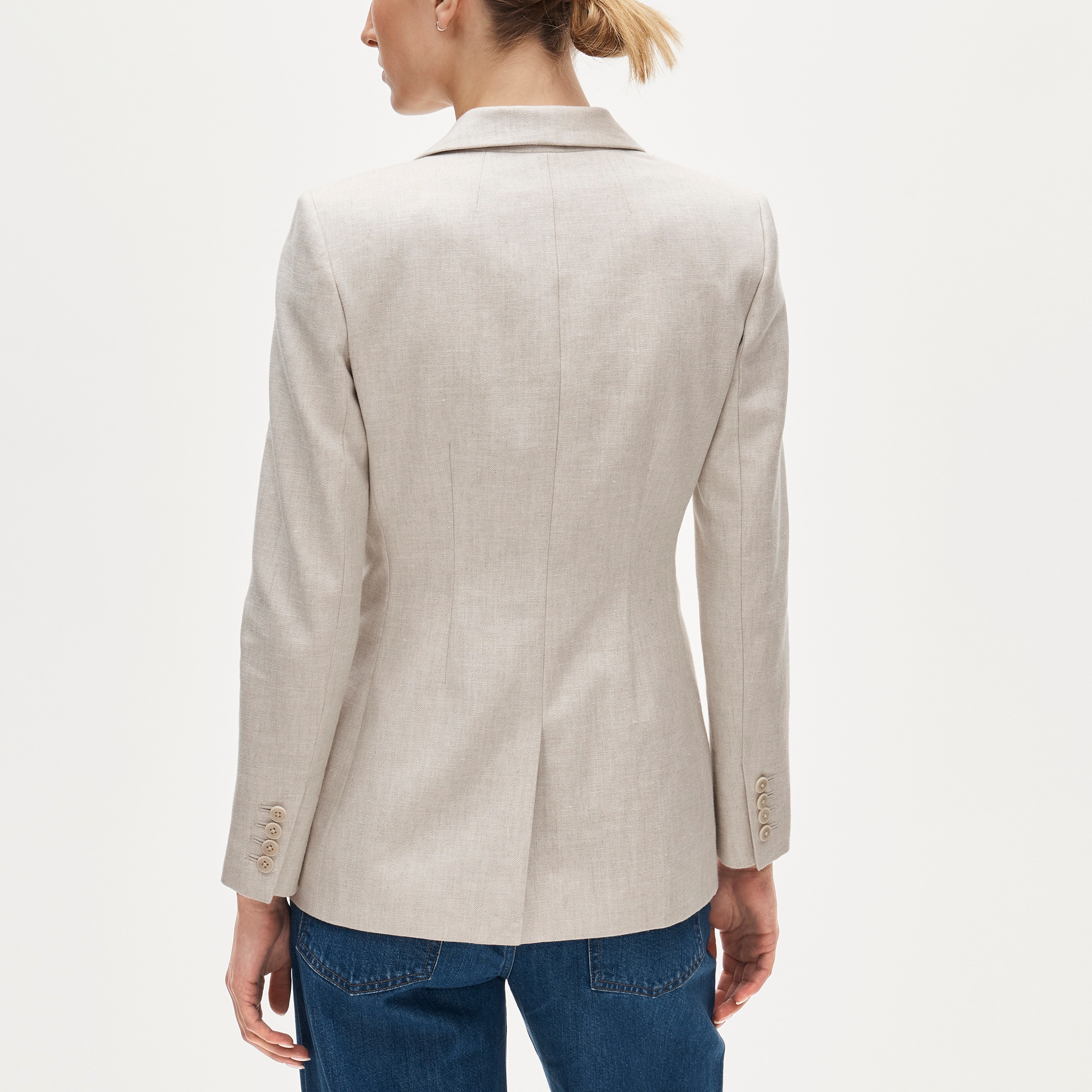 Margeaux blazer in stretch linen blend - image 5