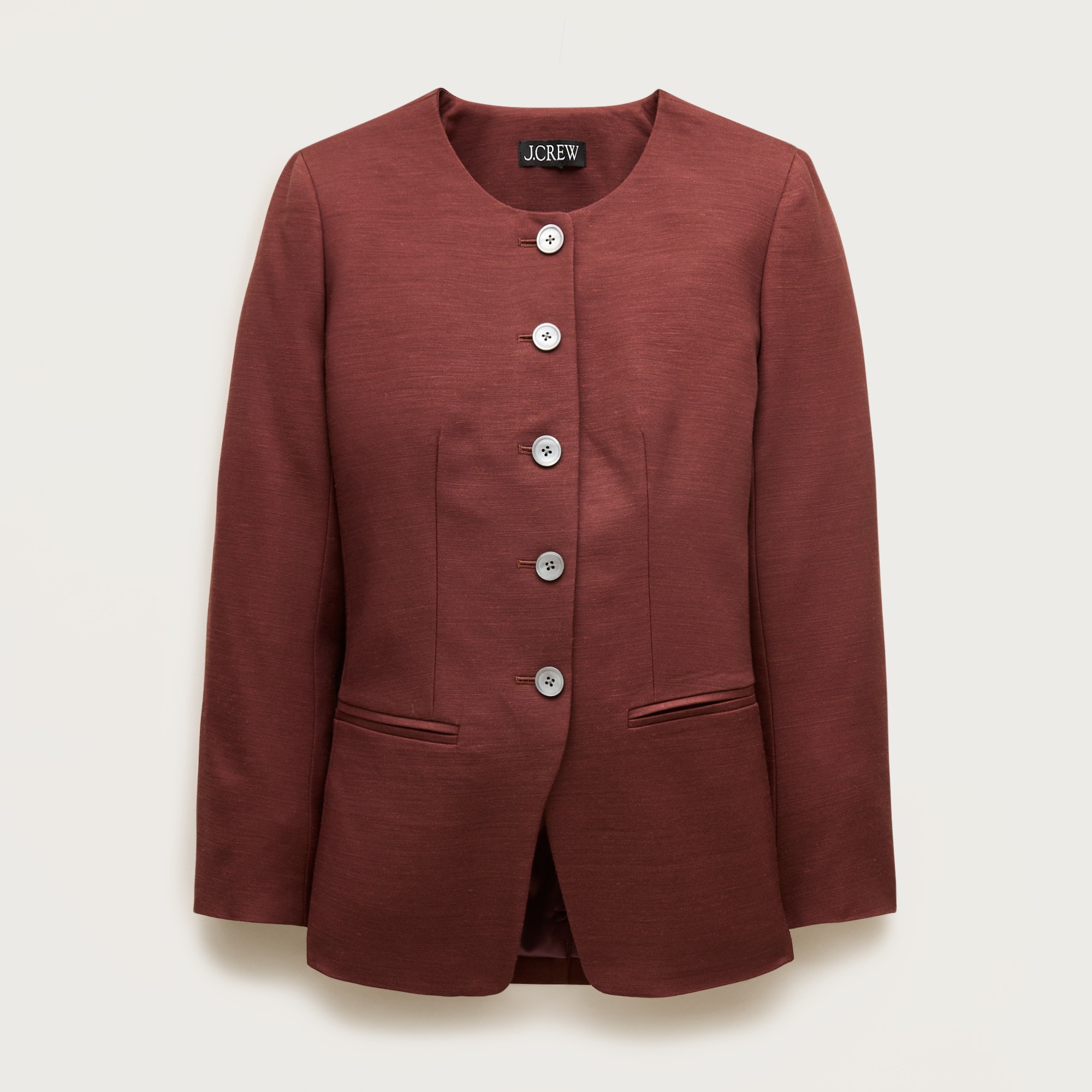 Petite Margeaux lady jacket in Gramercy linen blend - Other