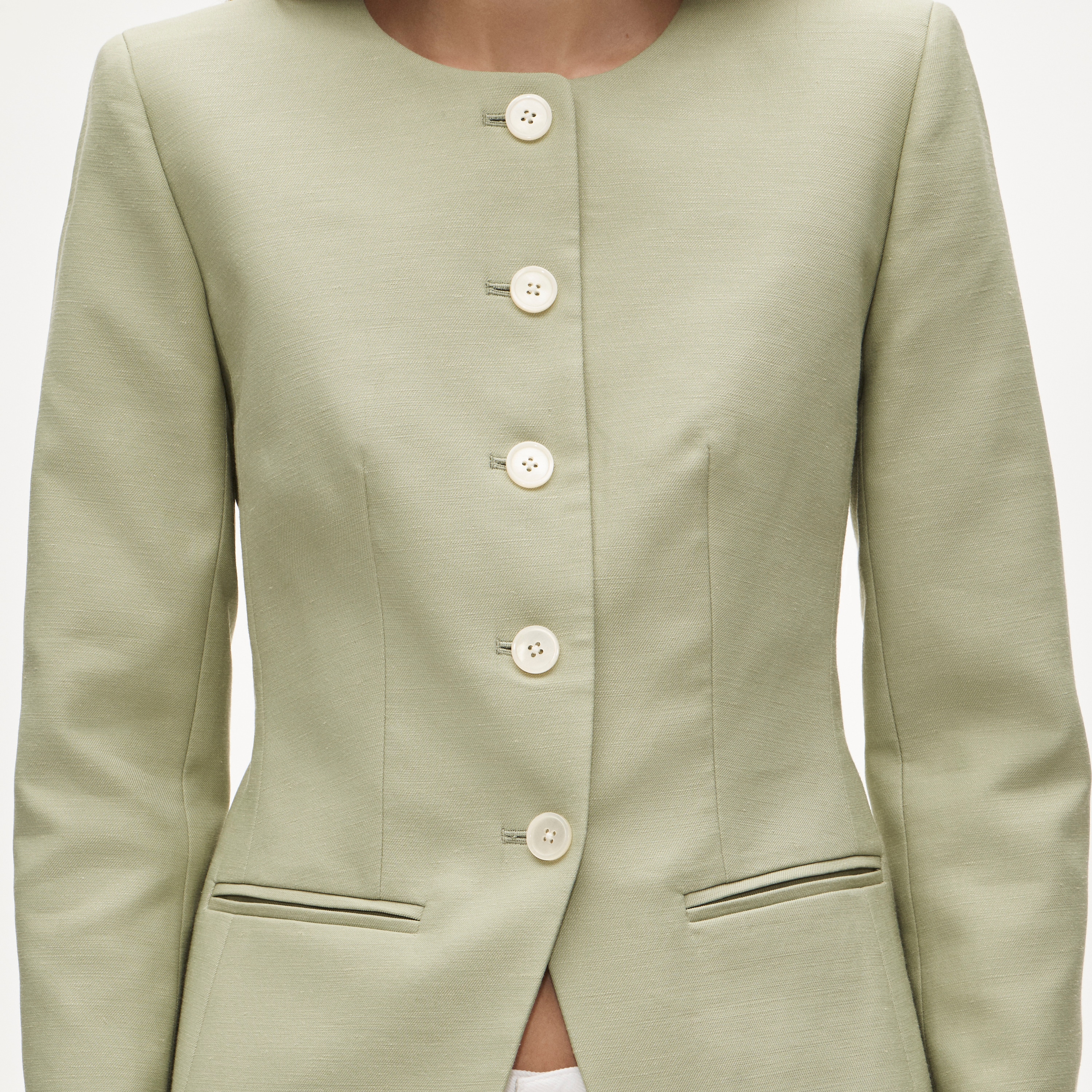 Margeaux lady jacket in Gramercy linen blend