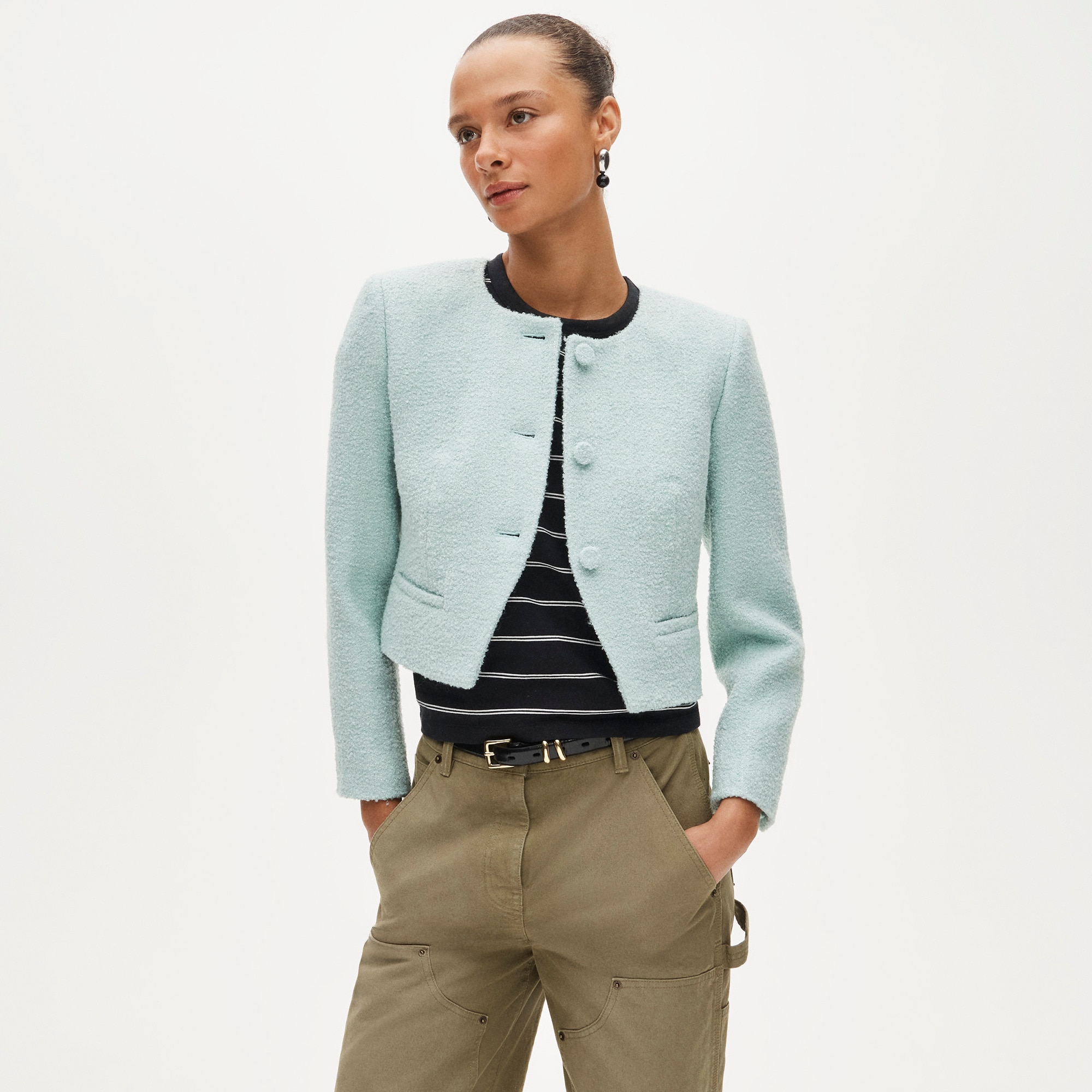 Lady jacket in boucl&eacute; tweed - image 2