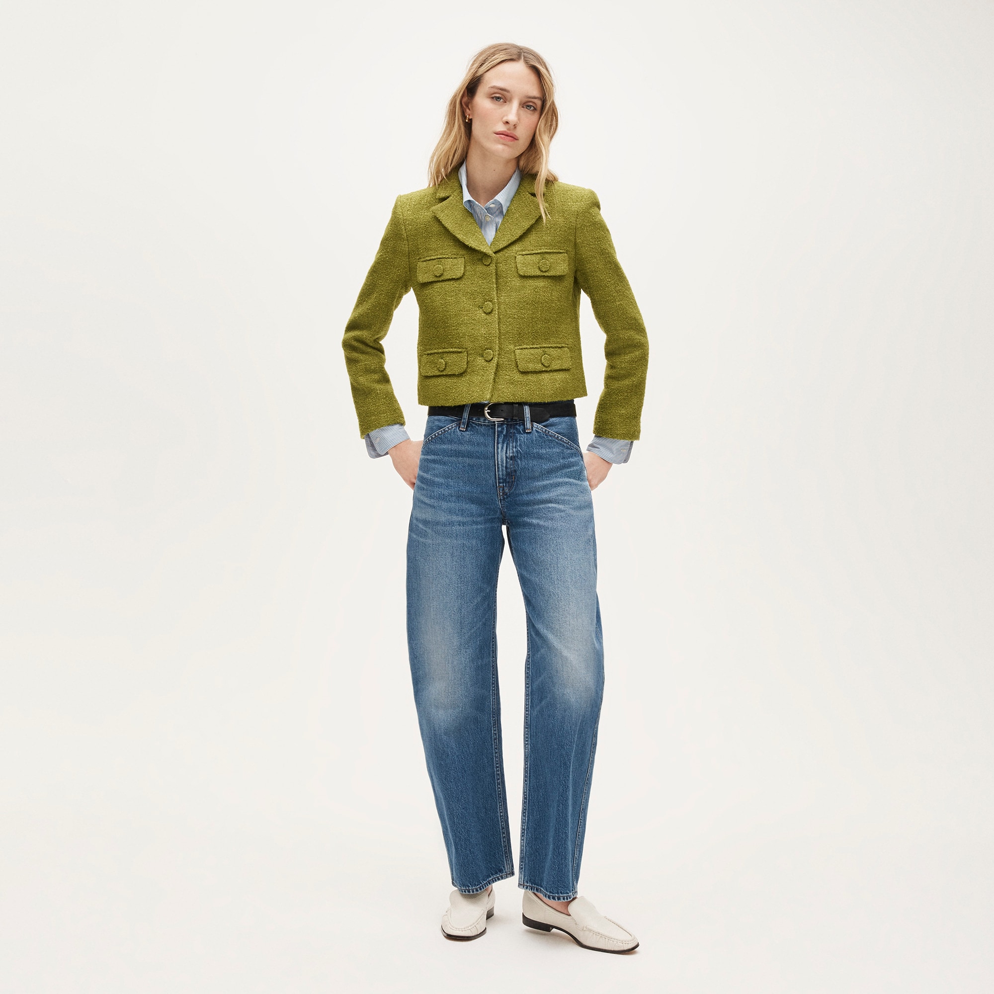 Lenore lady blazer in boucl&eacute; tweed - image 3