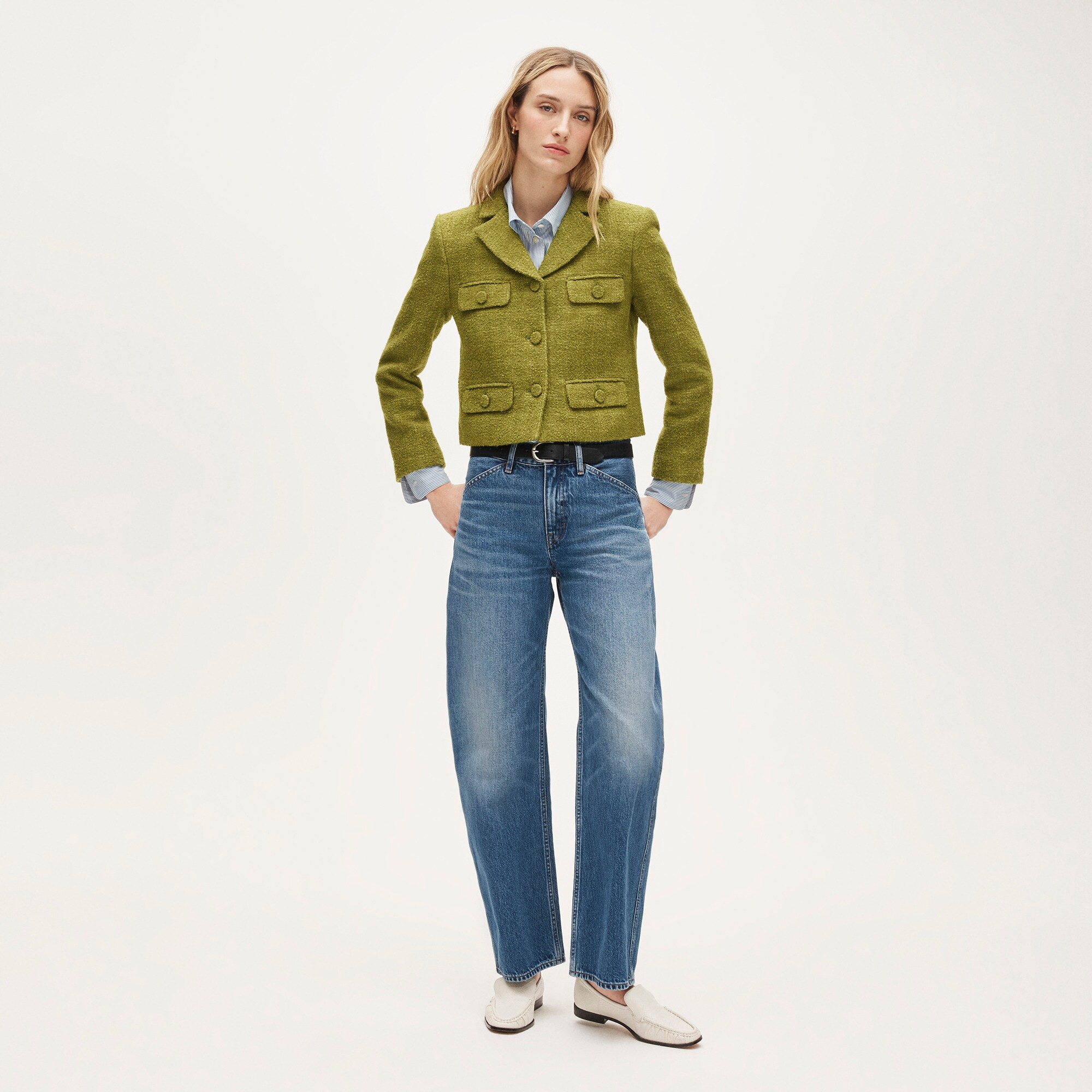 Lenore Lady Blazer In Bouclé Tweed For Women | J.Crew