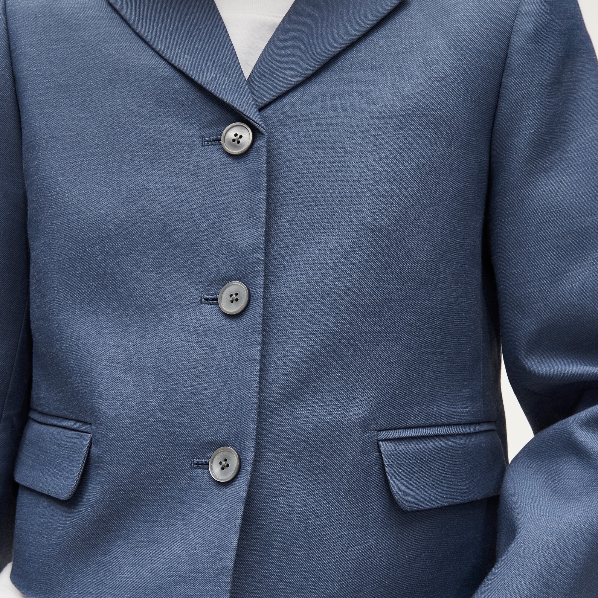 Lenore lady blazer in Gramercy linen blend - image 4