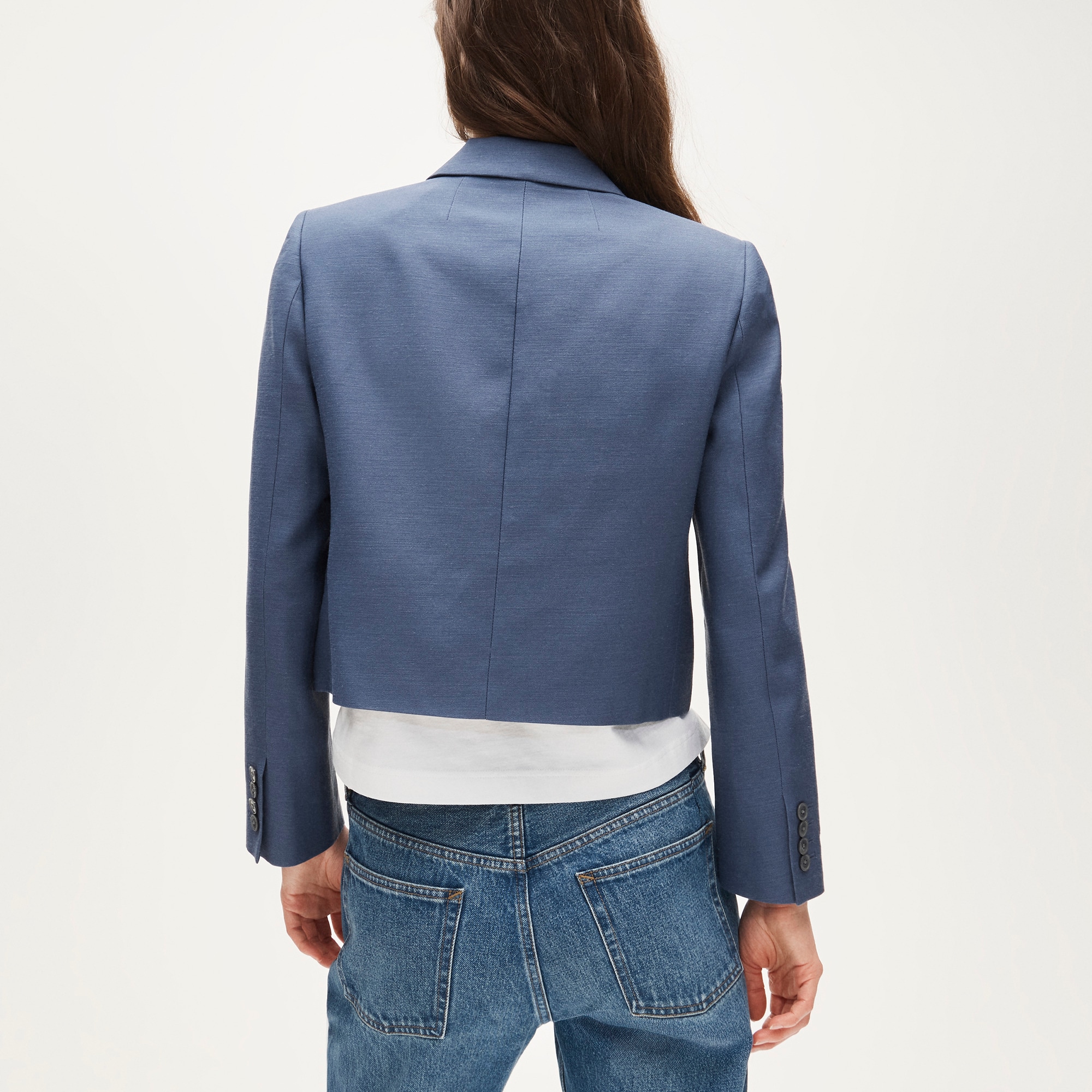 Lenore lady blazer in Gramercy linen blend - image 5