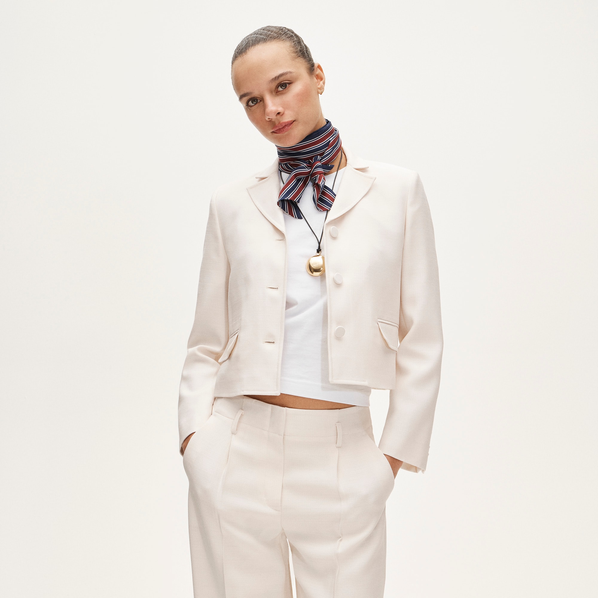 Lenore lady blazer in luster canvas