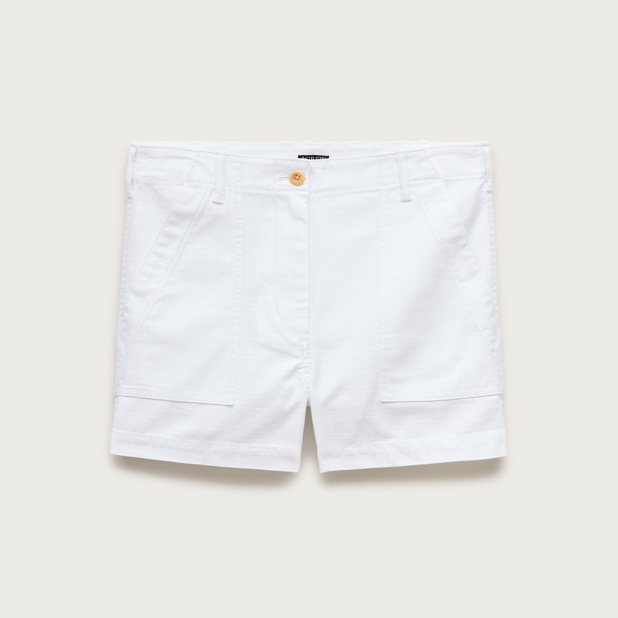 Utility-pocket short in sateen - image 2