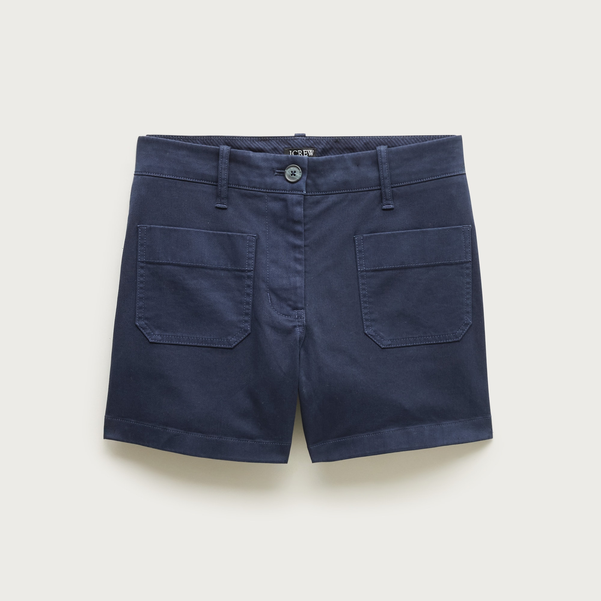 Patch-pocket chino short - image 2