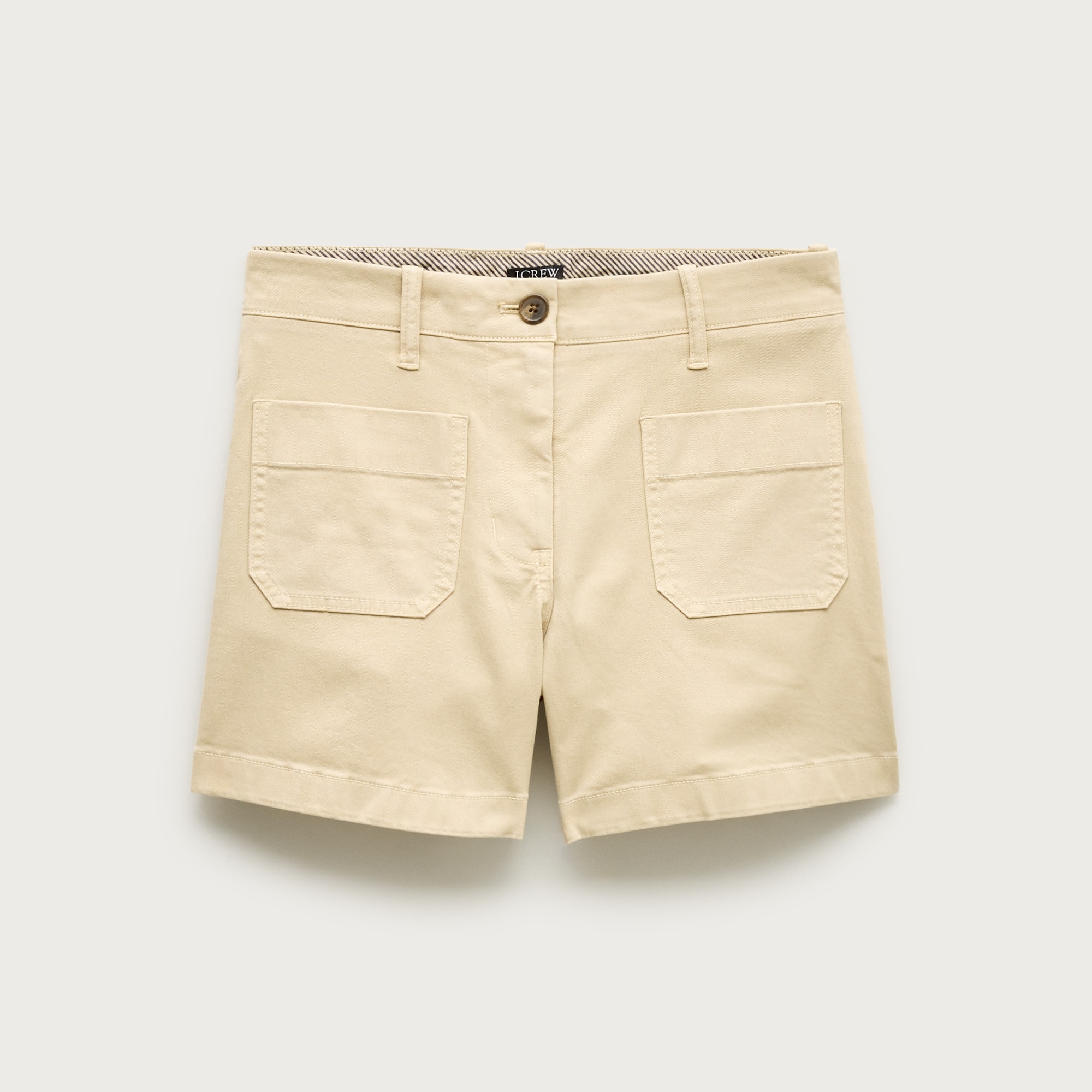 Patch-pocket chino short