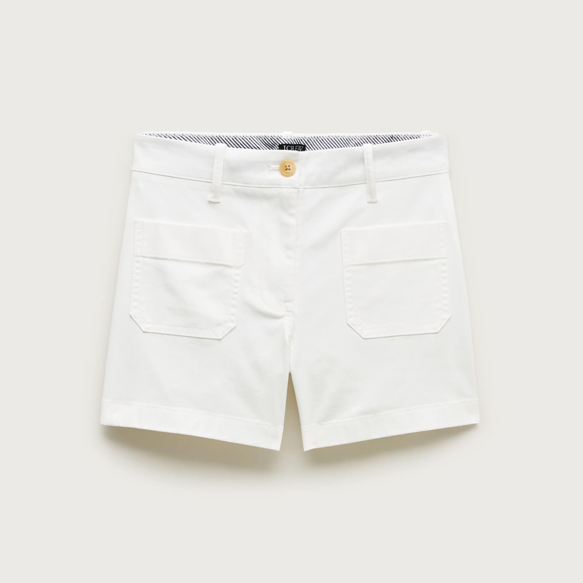Patch-pocket chino short