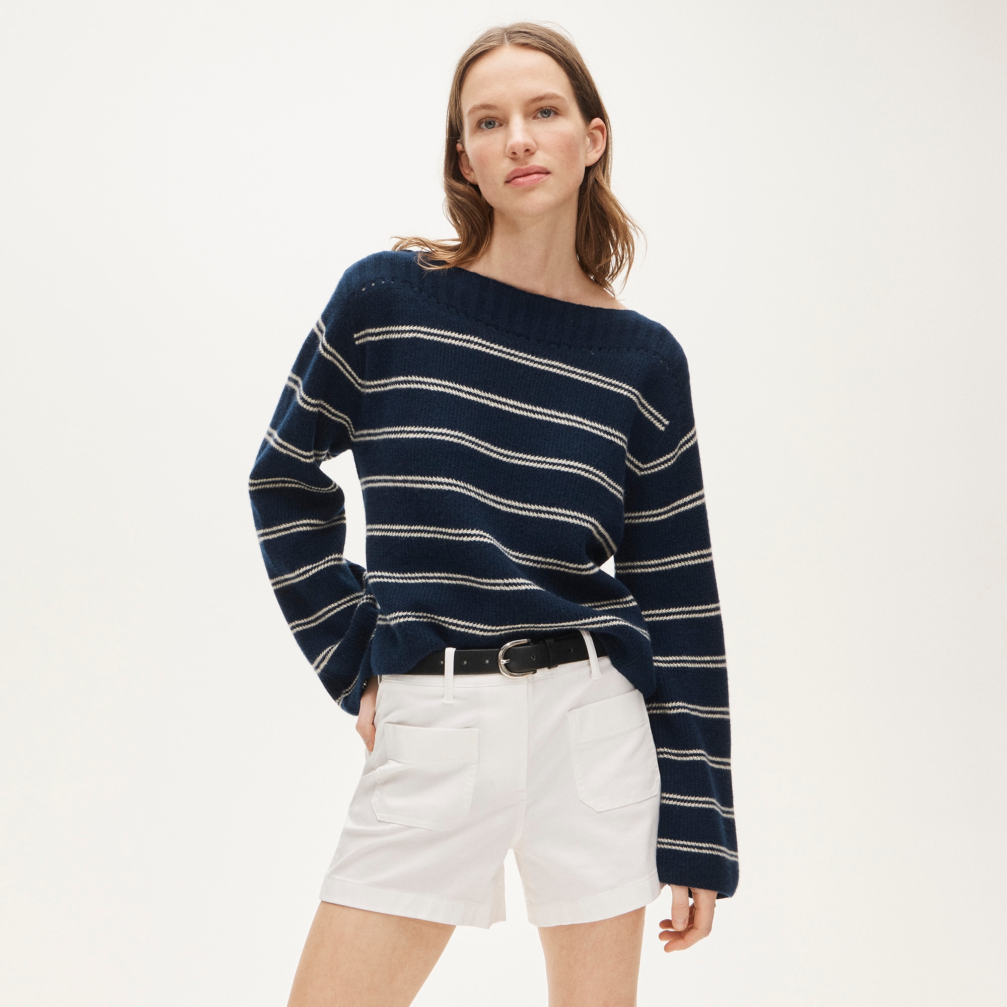 Patch-pocket chino short - image 5