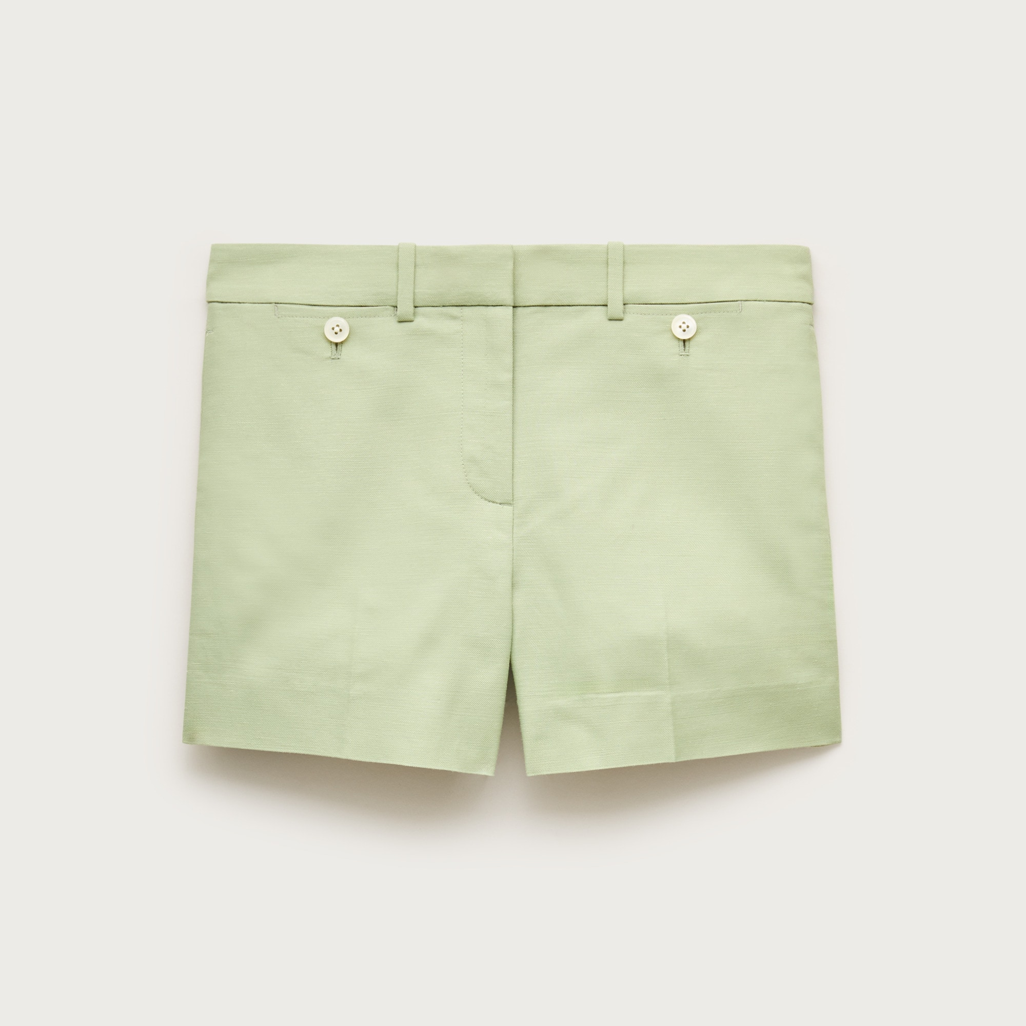 4" short in Gramercy linen blend