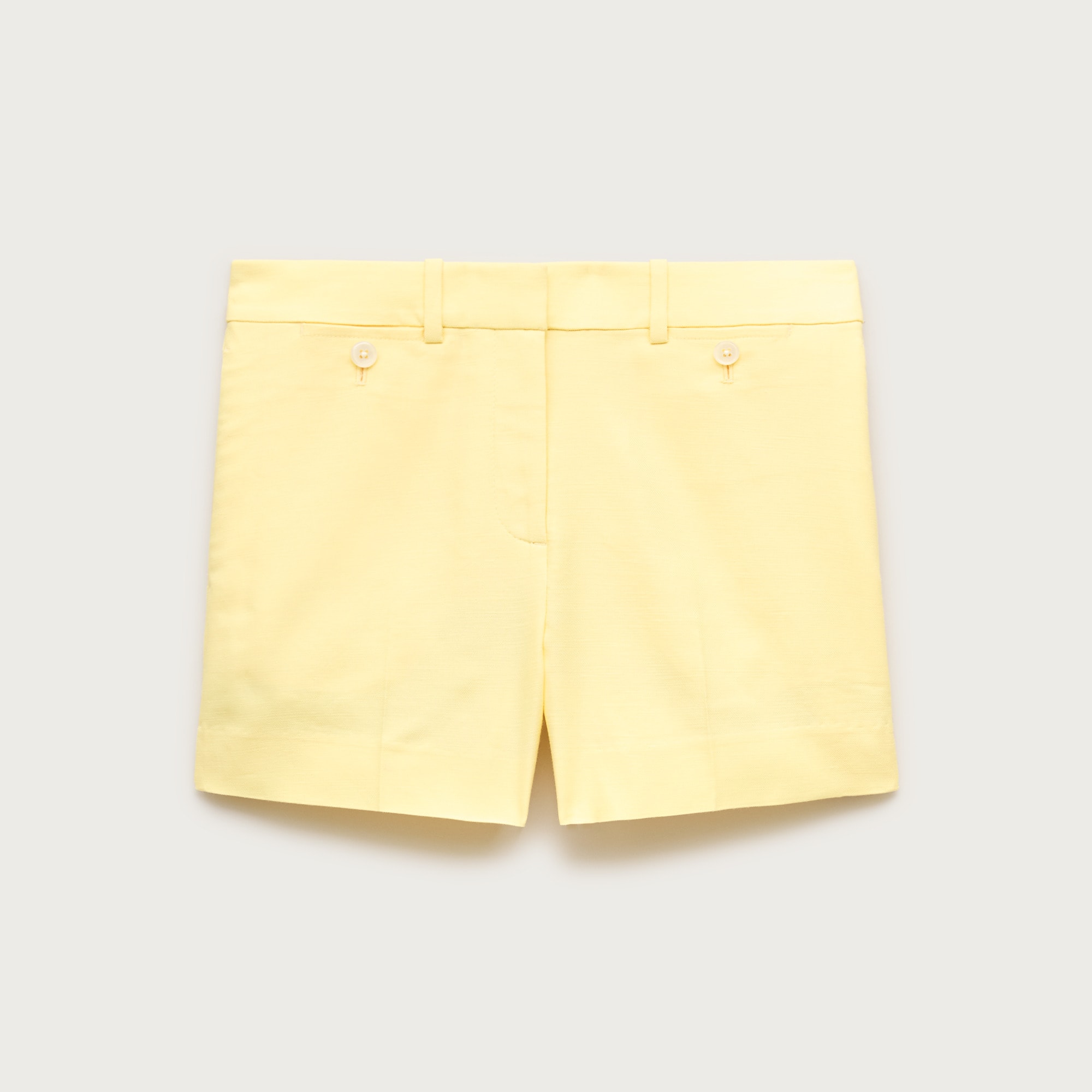 4" short in Gramercy linen blend